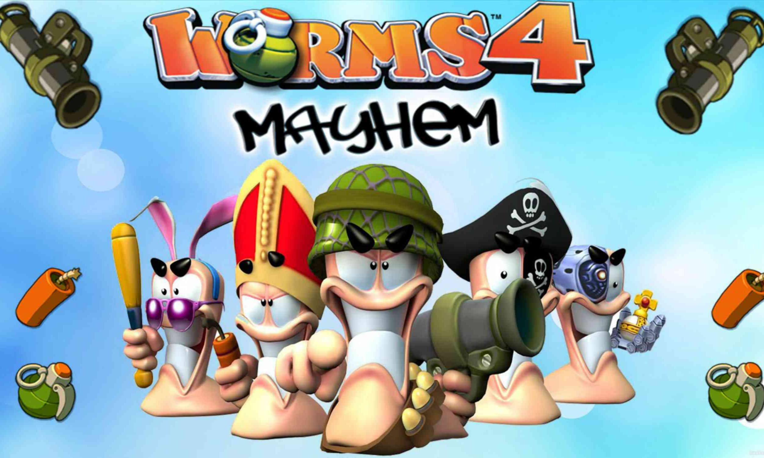 Worms 4: Mayhem PS2, Xbox, Windows