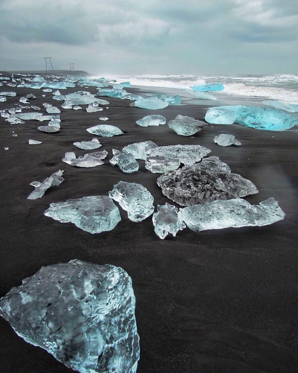 Diamond Beach in Iceland was like