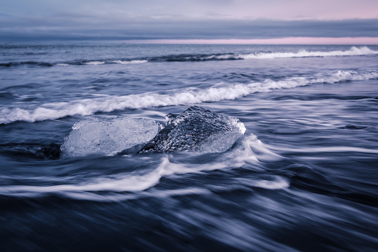 Diamond Beach Iceland Atlantic