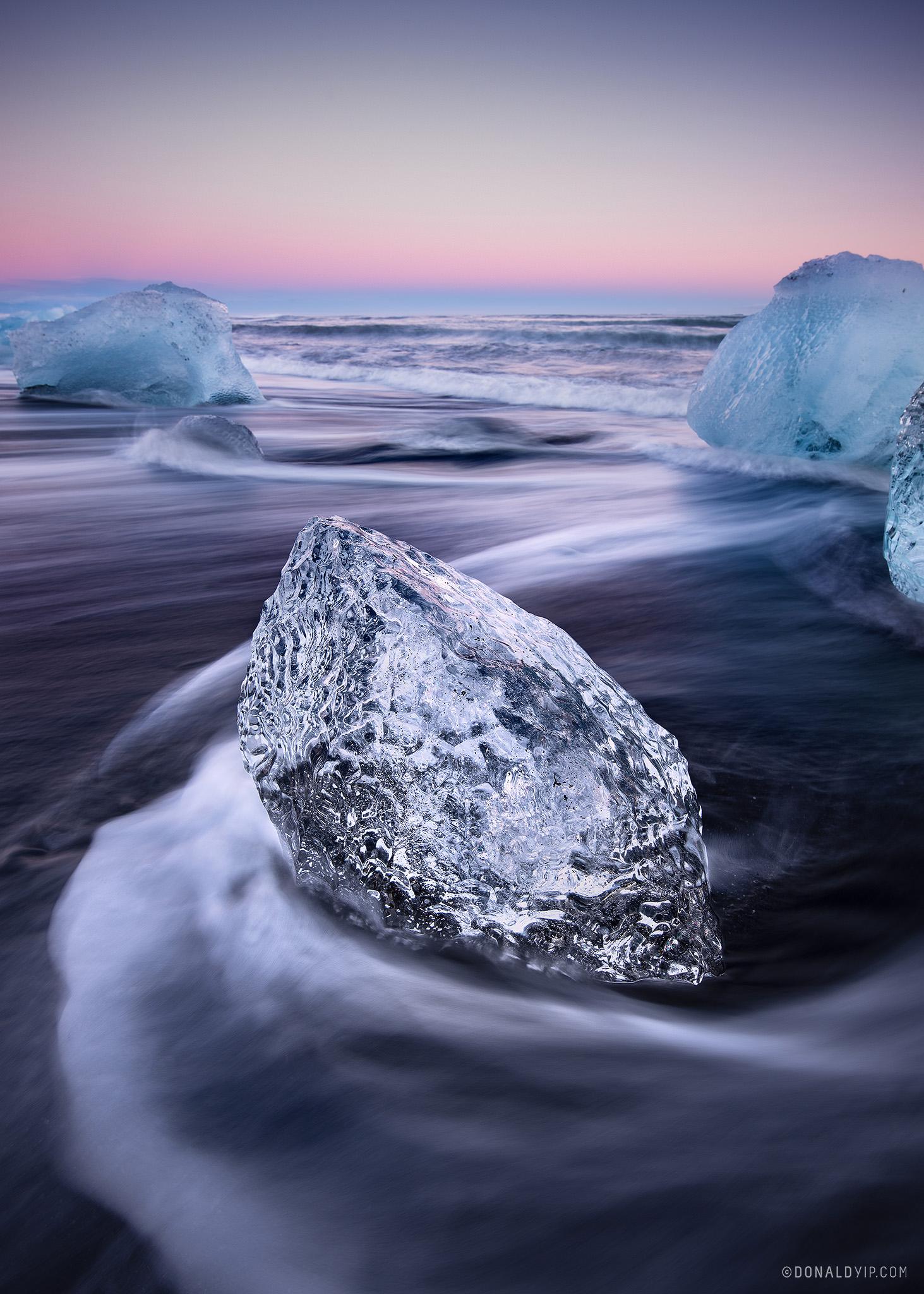 Diamond Beach, Iceland OC