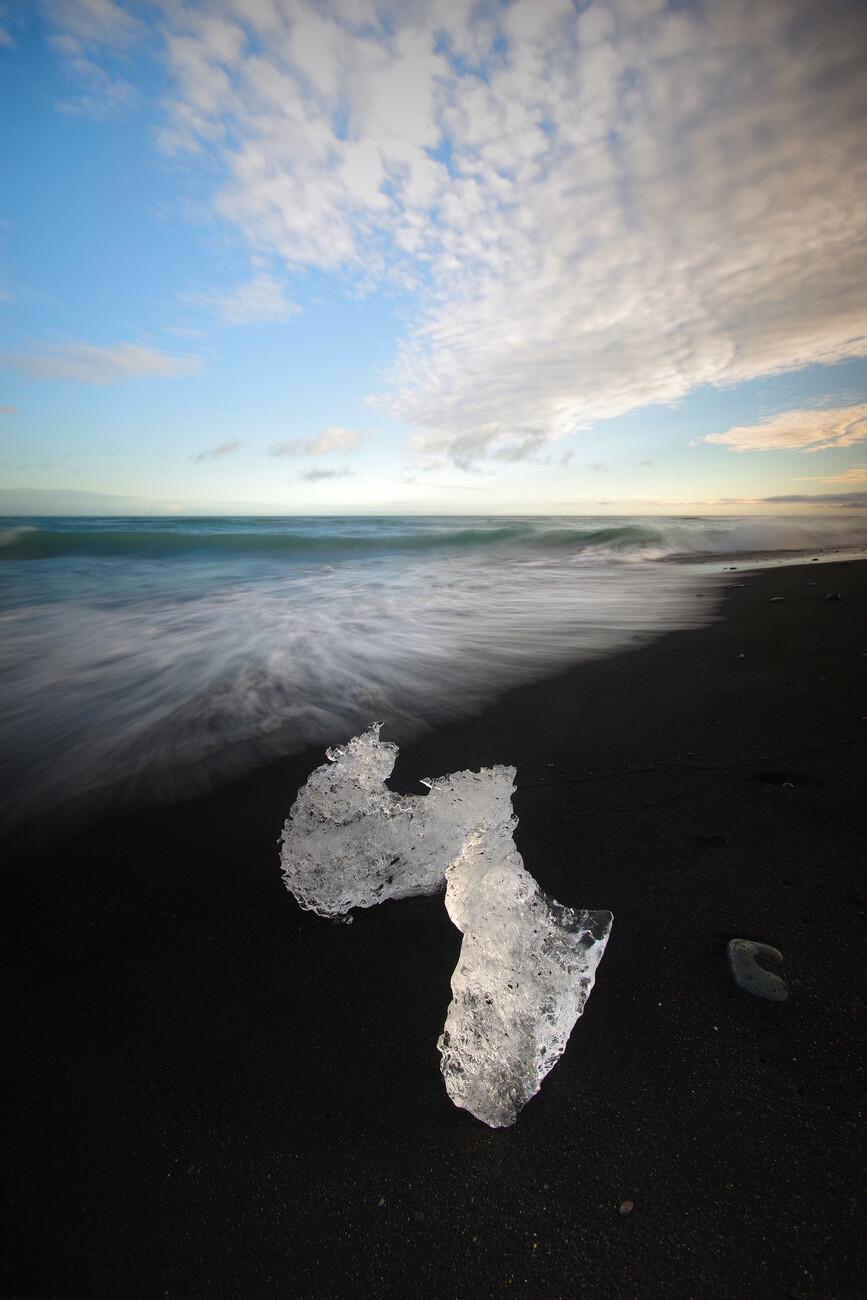 Iceland (Diamond Beach) Wall Mural