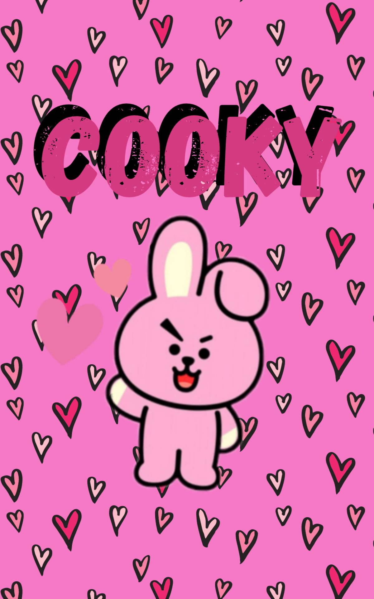 Download BTS BT21 Cooky Art Wallpaper