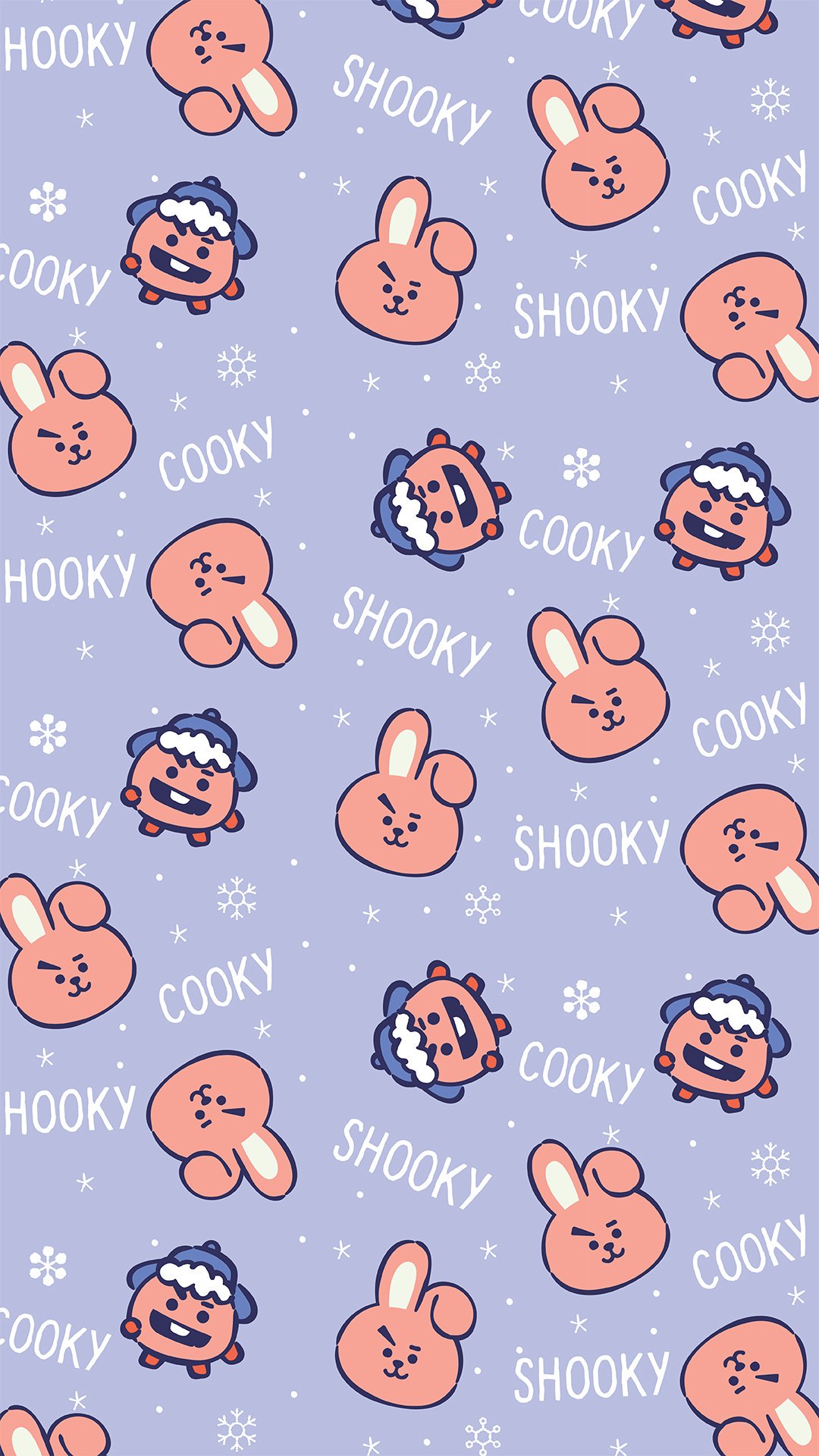 SHOOKY AND COOKY WINTER THEME WALLPAPER