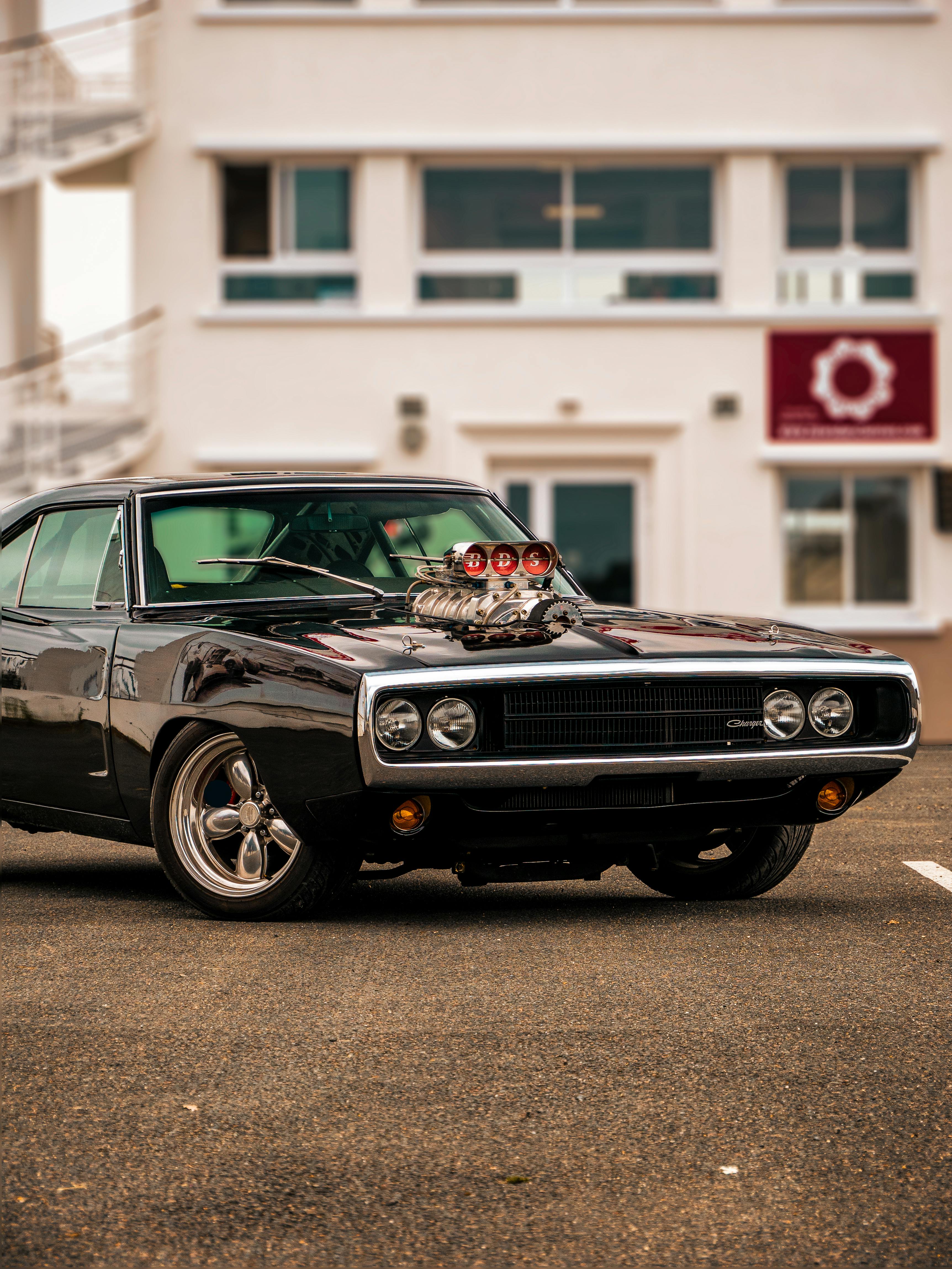 Black Dodge Charger · Free