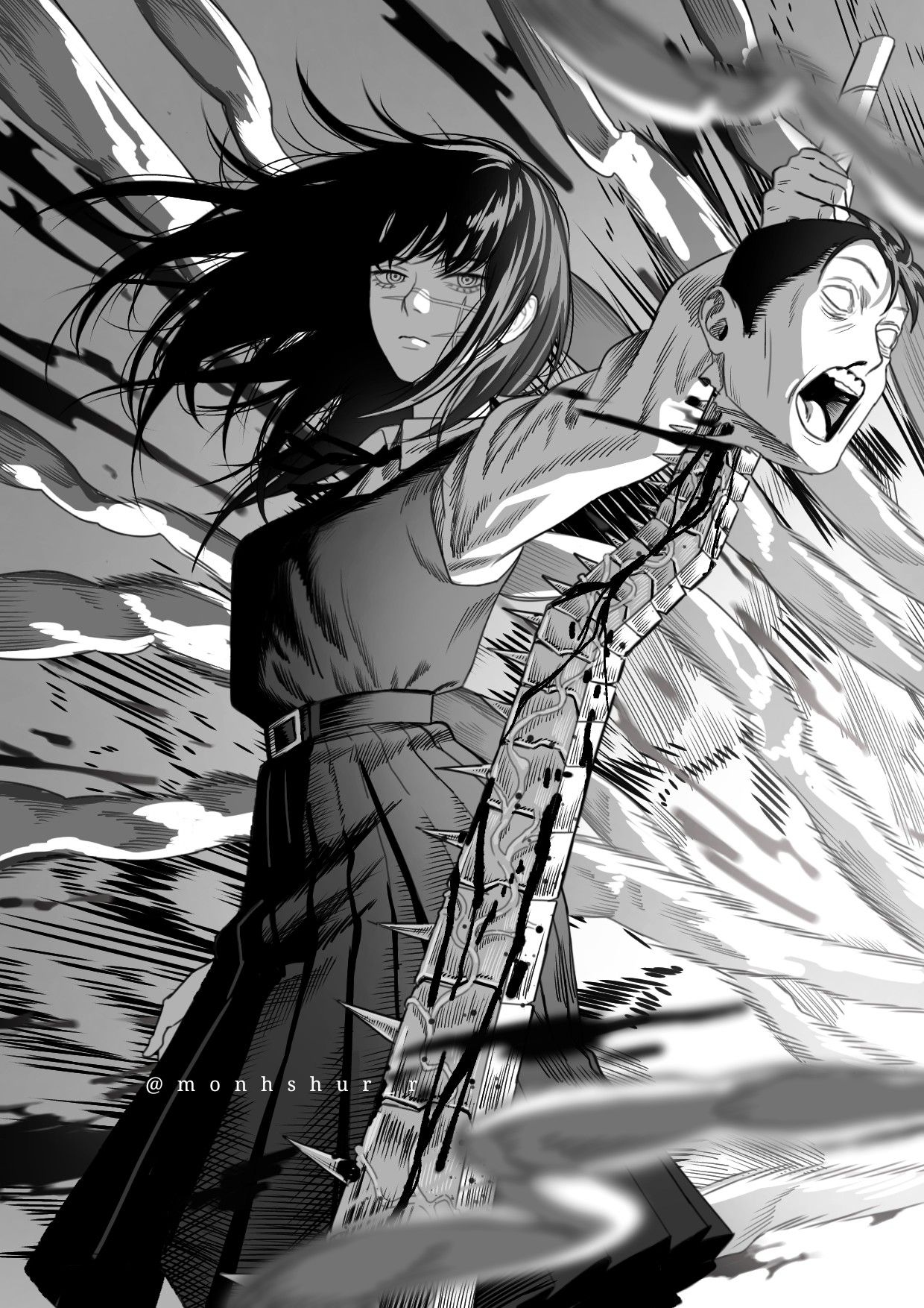 Mitaka asa.. ⛓. Mitaka, Chainsaw