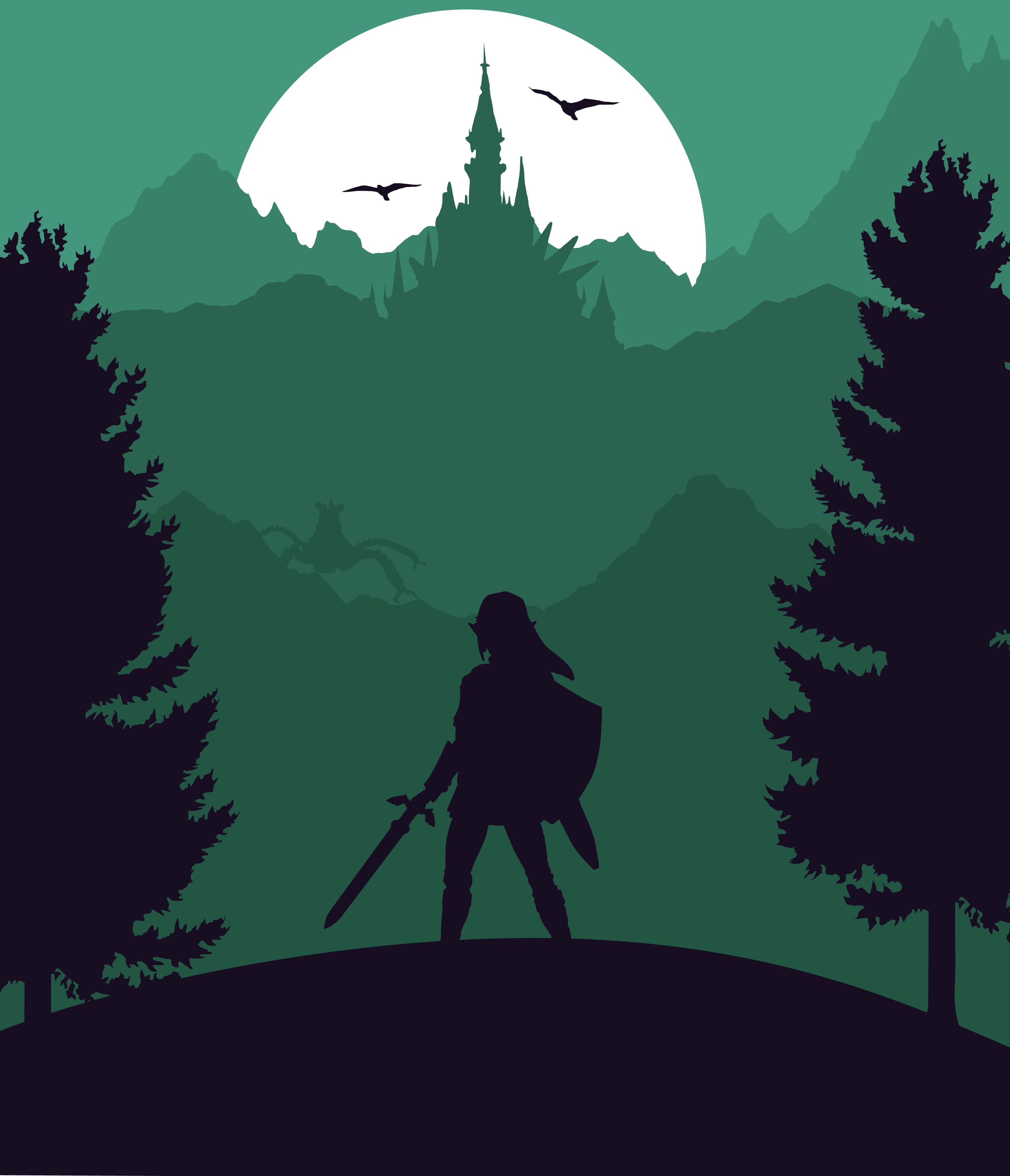 Legend of Zelda minimalist poster