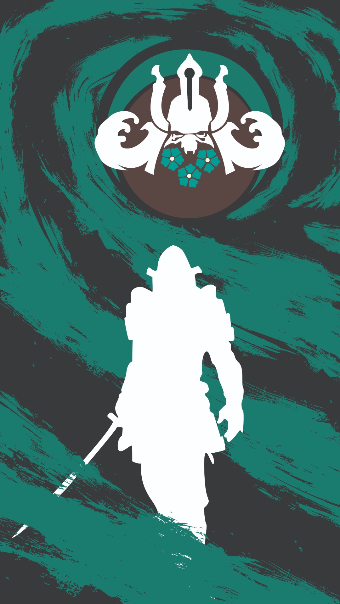 Green Minimalist iPhone Wallpaper