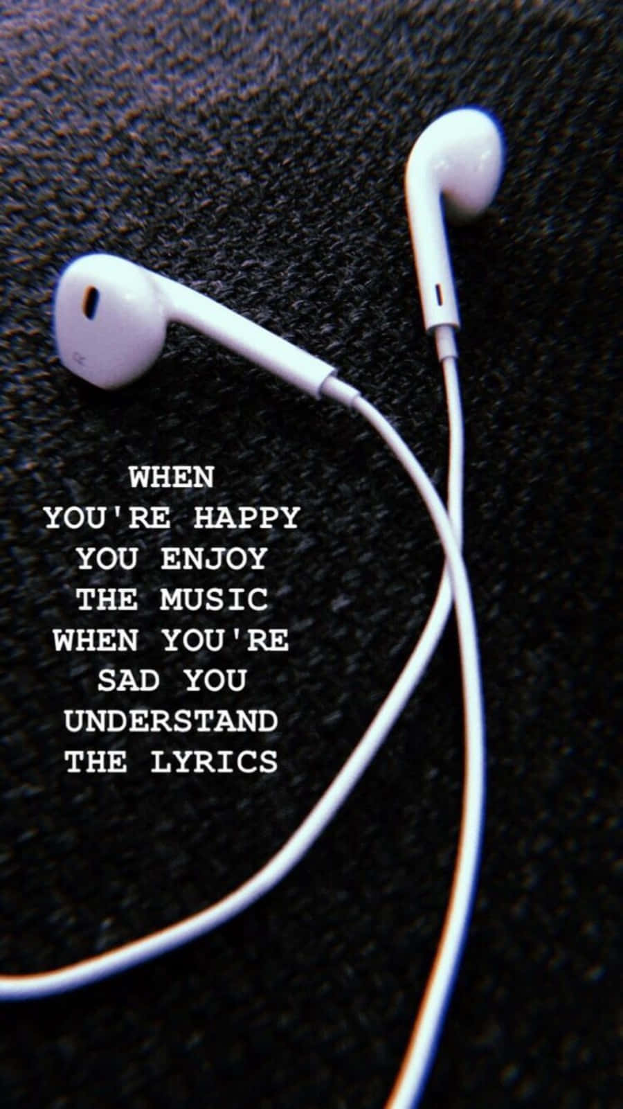 Sad Lyrics Quote Wallpaper