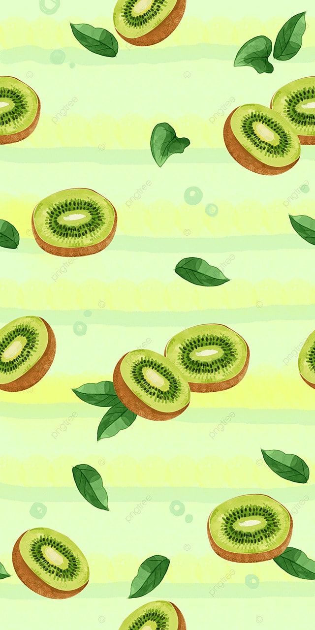 Fruit Kiwi Seamless Background