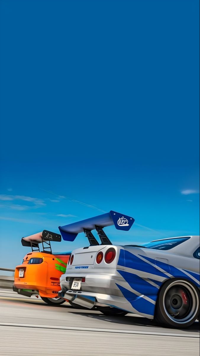 Car wallpaper, Toyota supra mk4