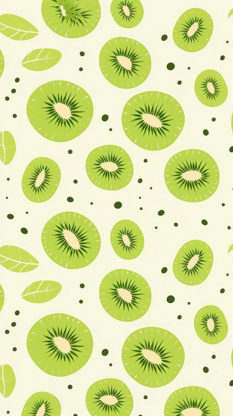 Kiwi Pattern Image. Free Photo, PNG