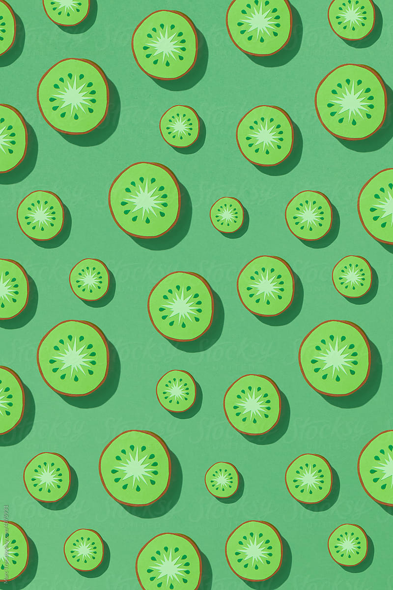 Background Of Paper Kiwi