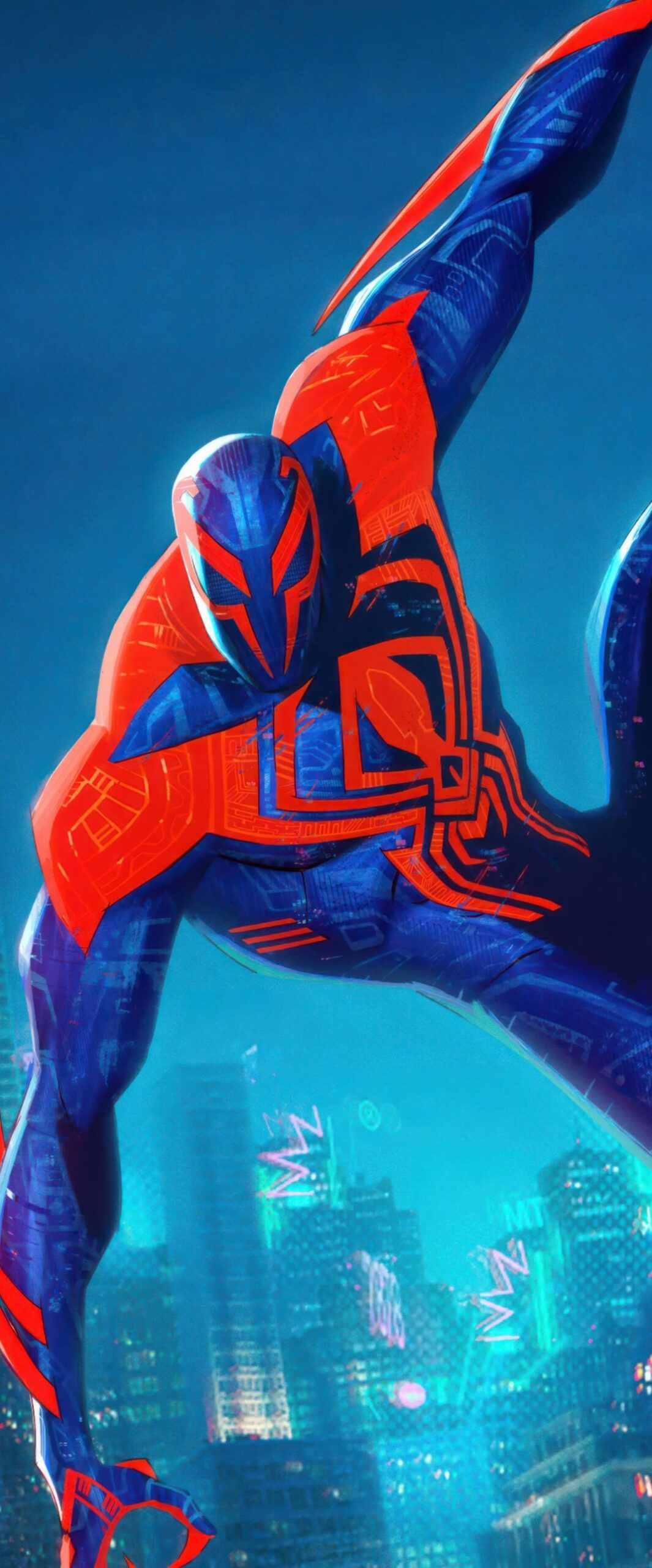 Spider Man 2099 iPhone Wallpaper 4k