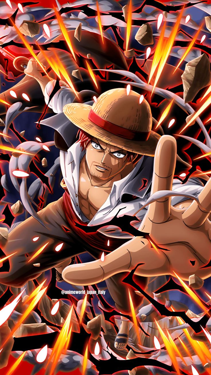 Shanks. One peice anime, One