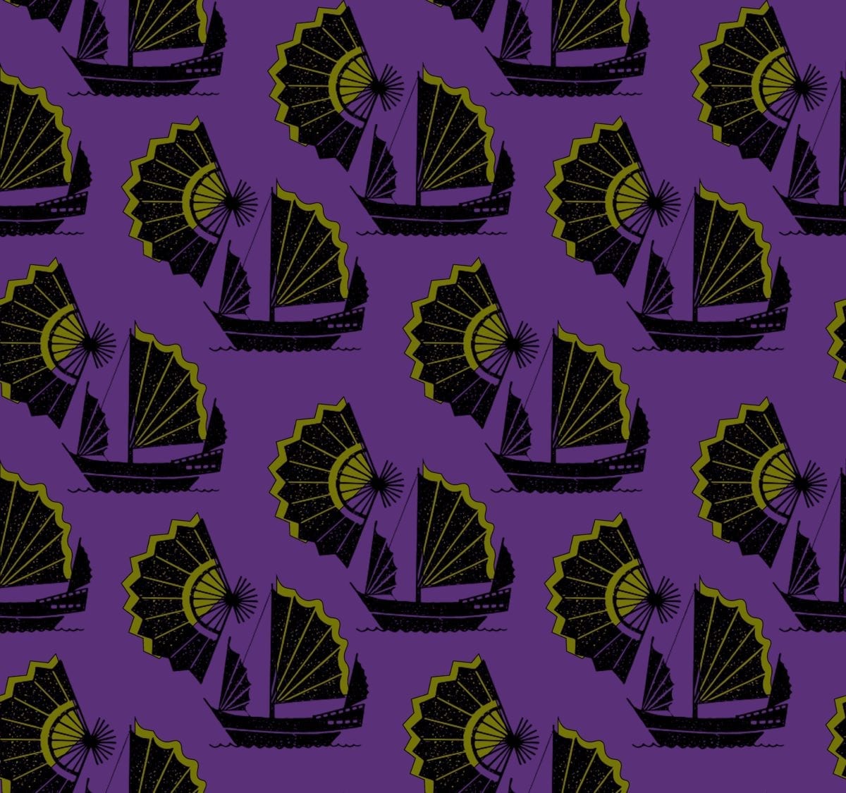 Dark Chinoiserie wallpaper with a