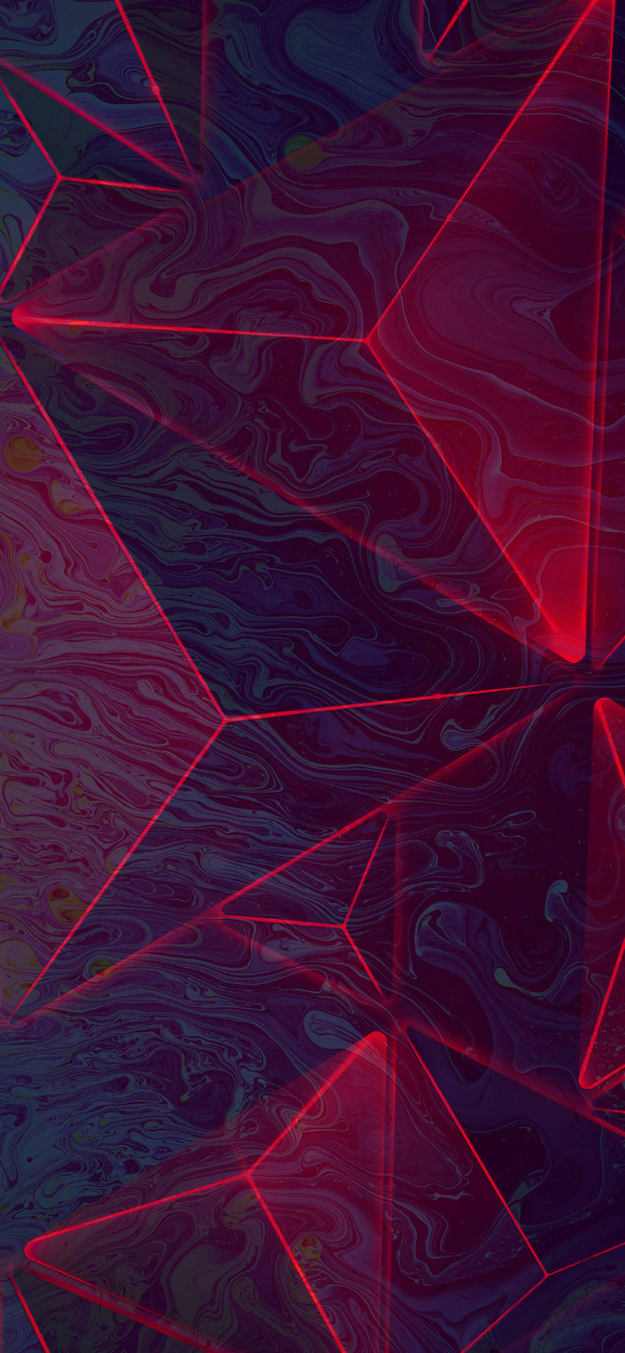 Download 4k Neon iPhone Red Line