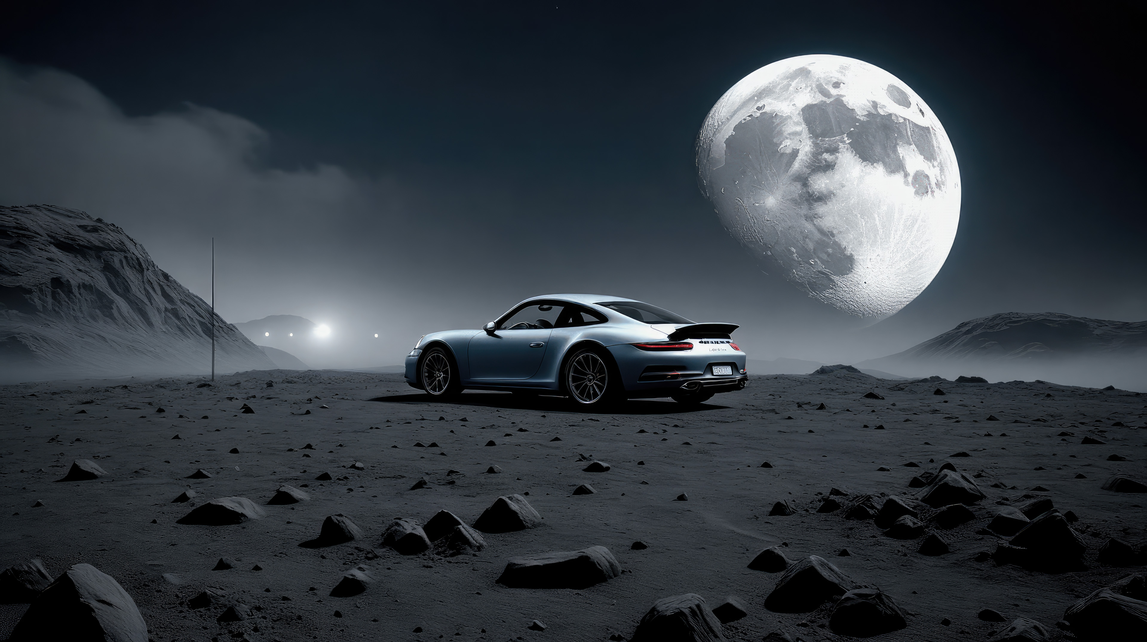 Porsche In Midnight Laptop
