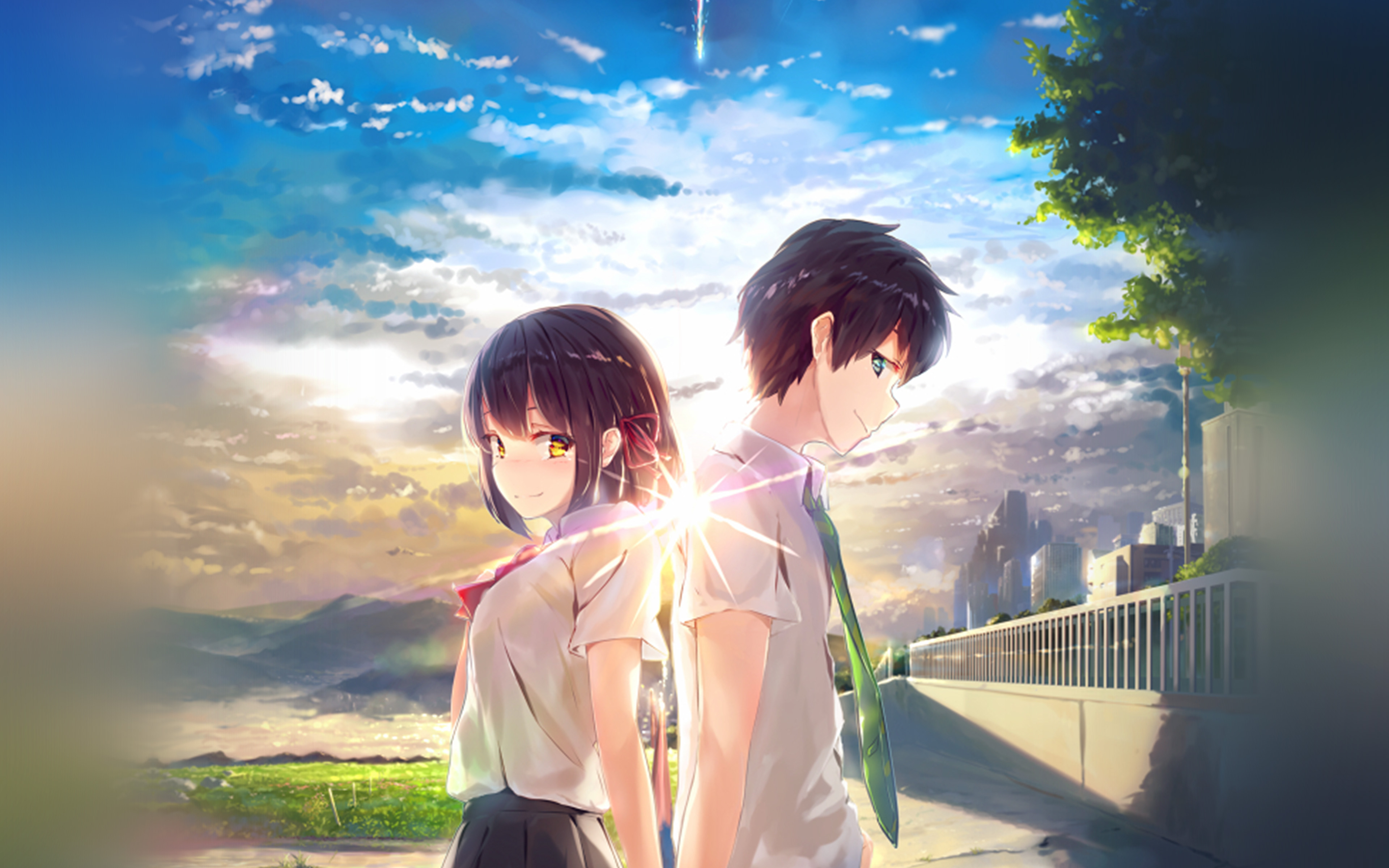 Anime Yourname Sky Illustration Art