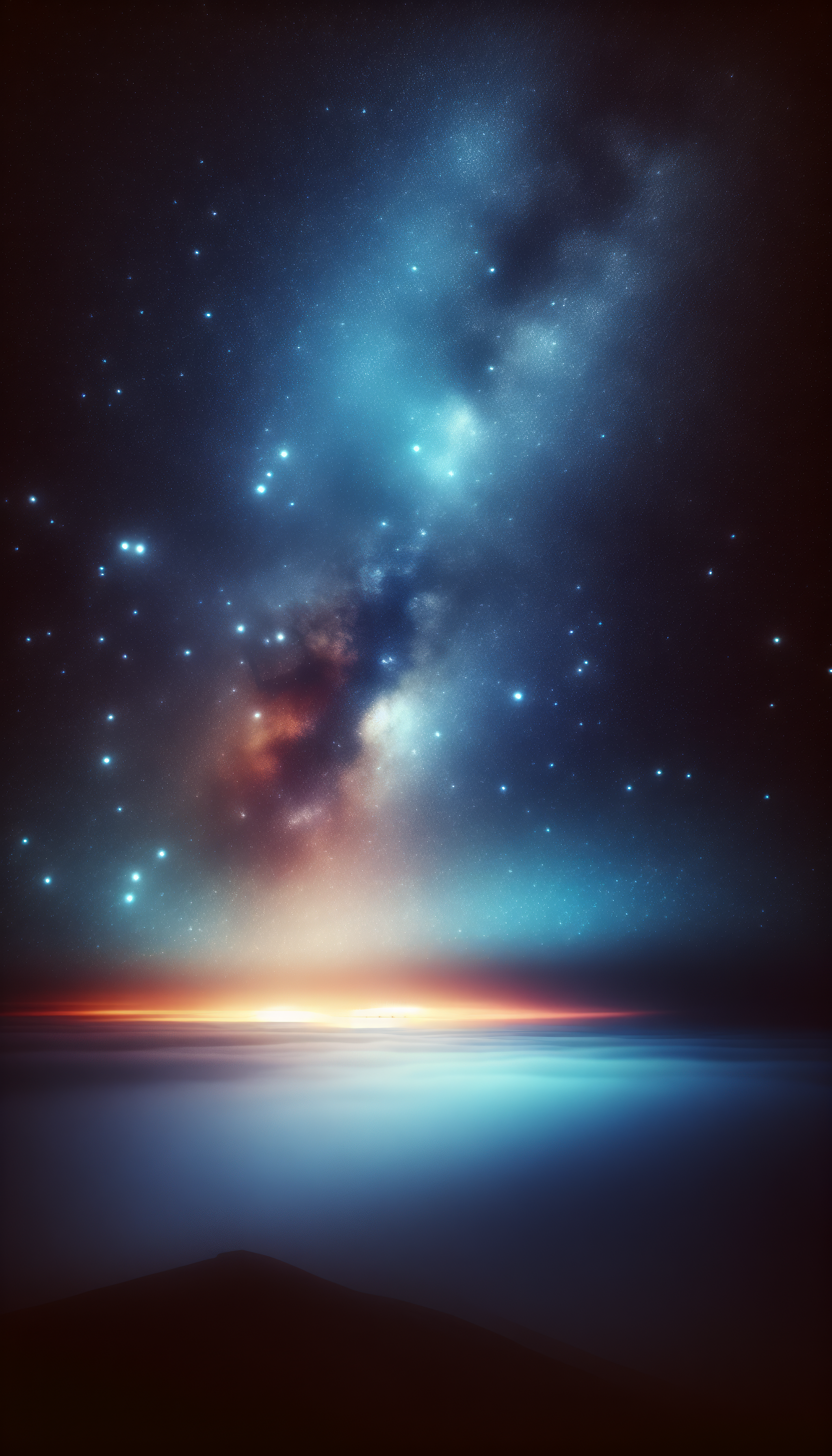 Starry Night Sky Phone Wallpaper