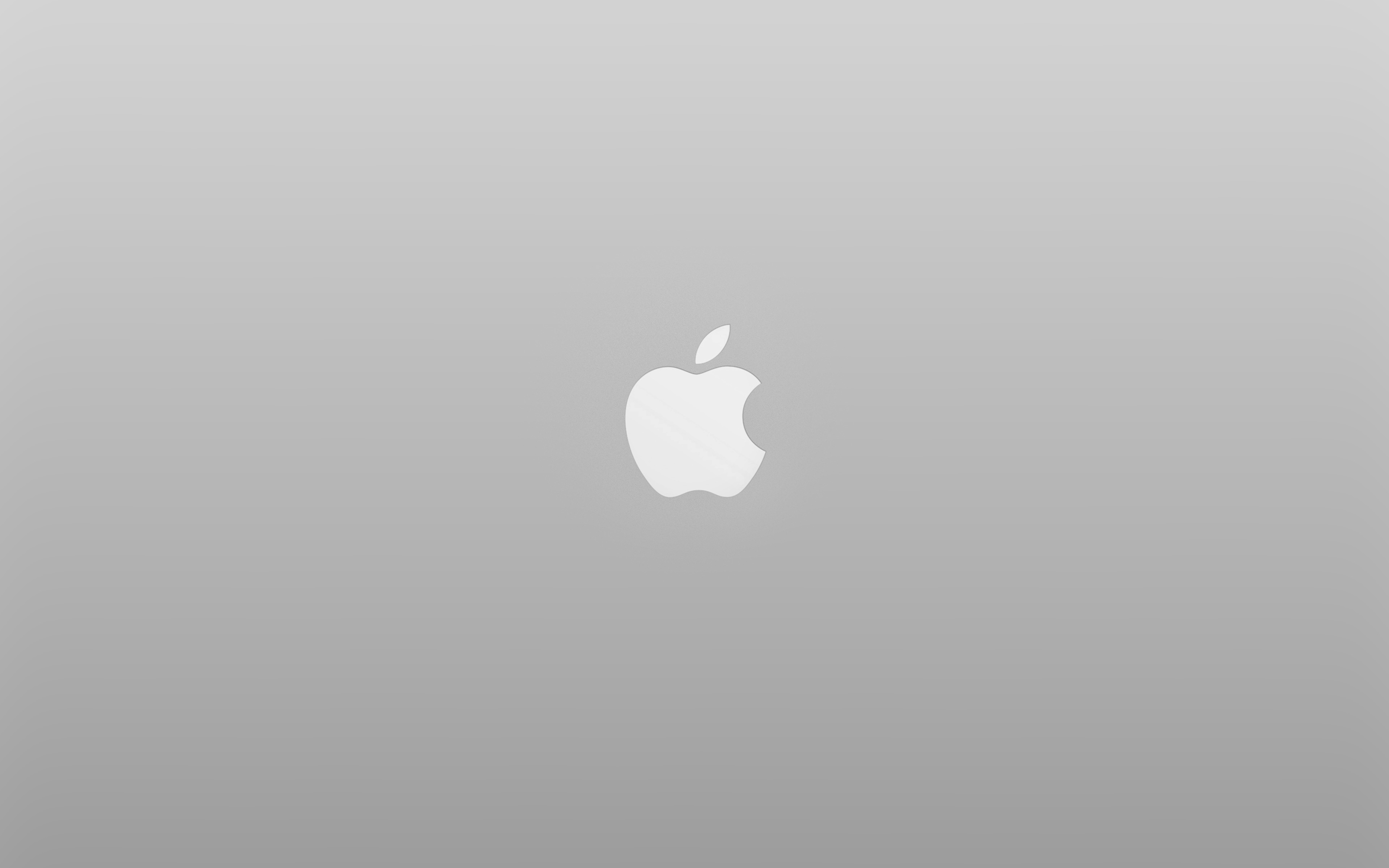 Logo Apple White Minimal