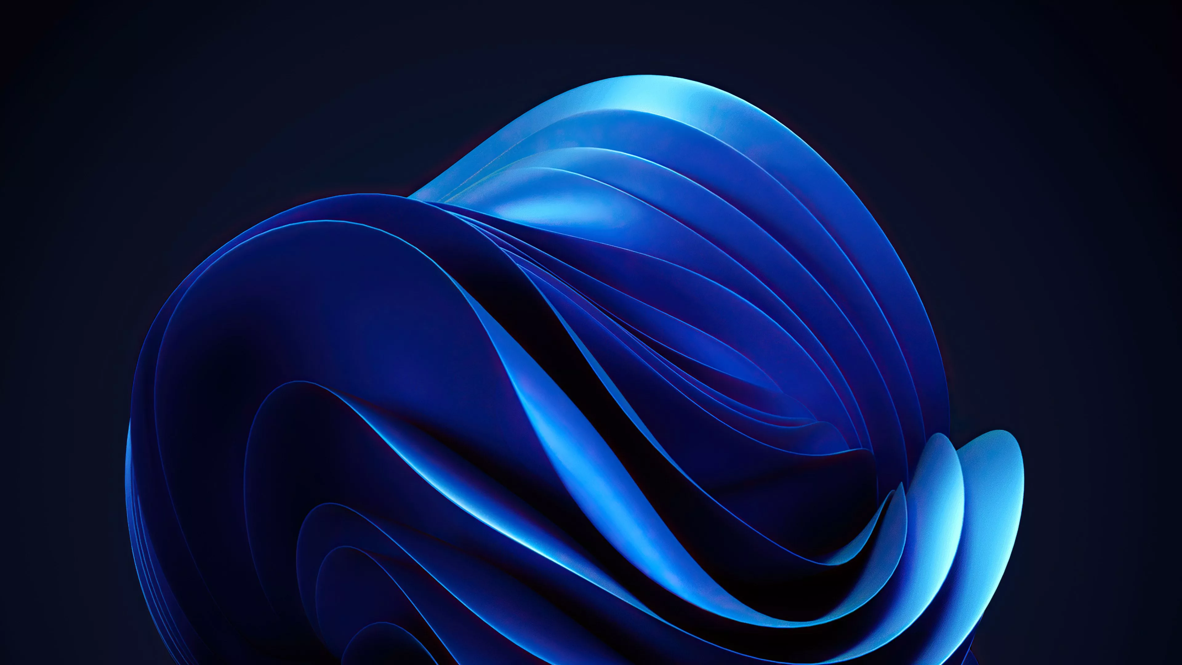 Windows 11 Abstract Blue Background 4K