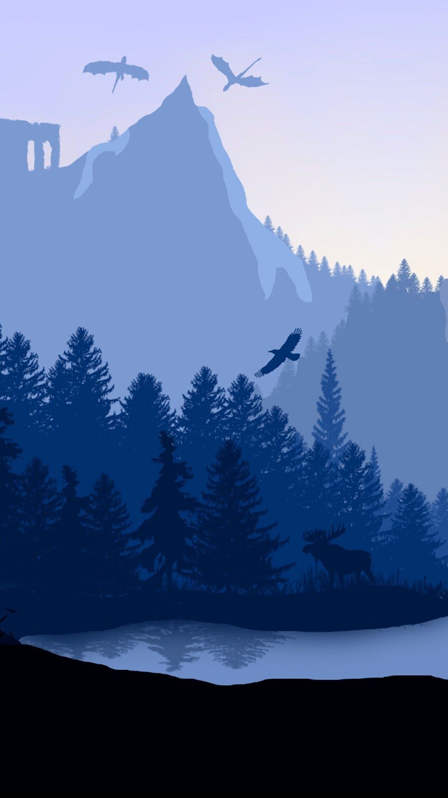 Skyrim phone wallpaper collection