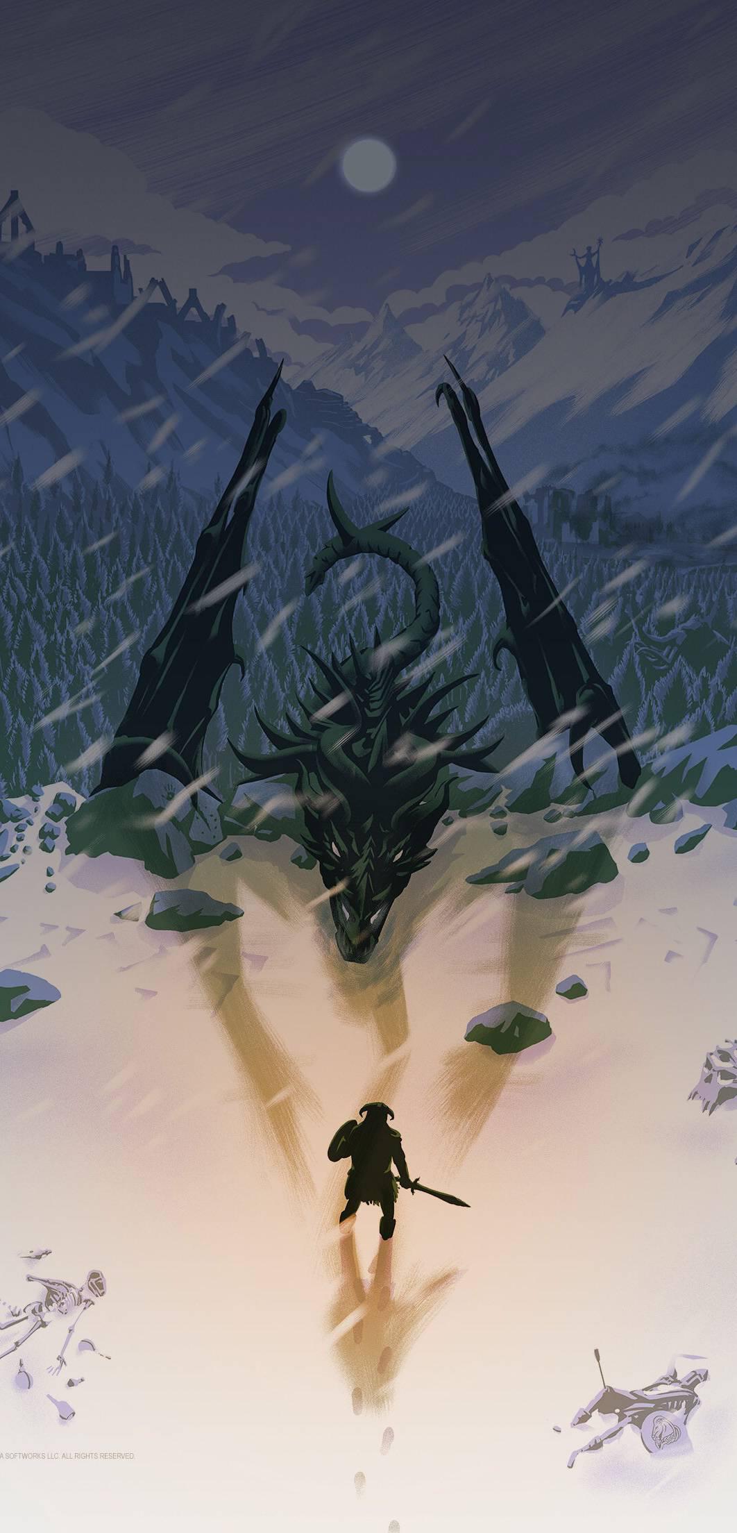 This is the best Skyrim wallpaper I've