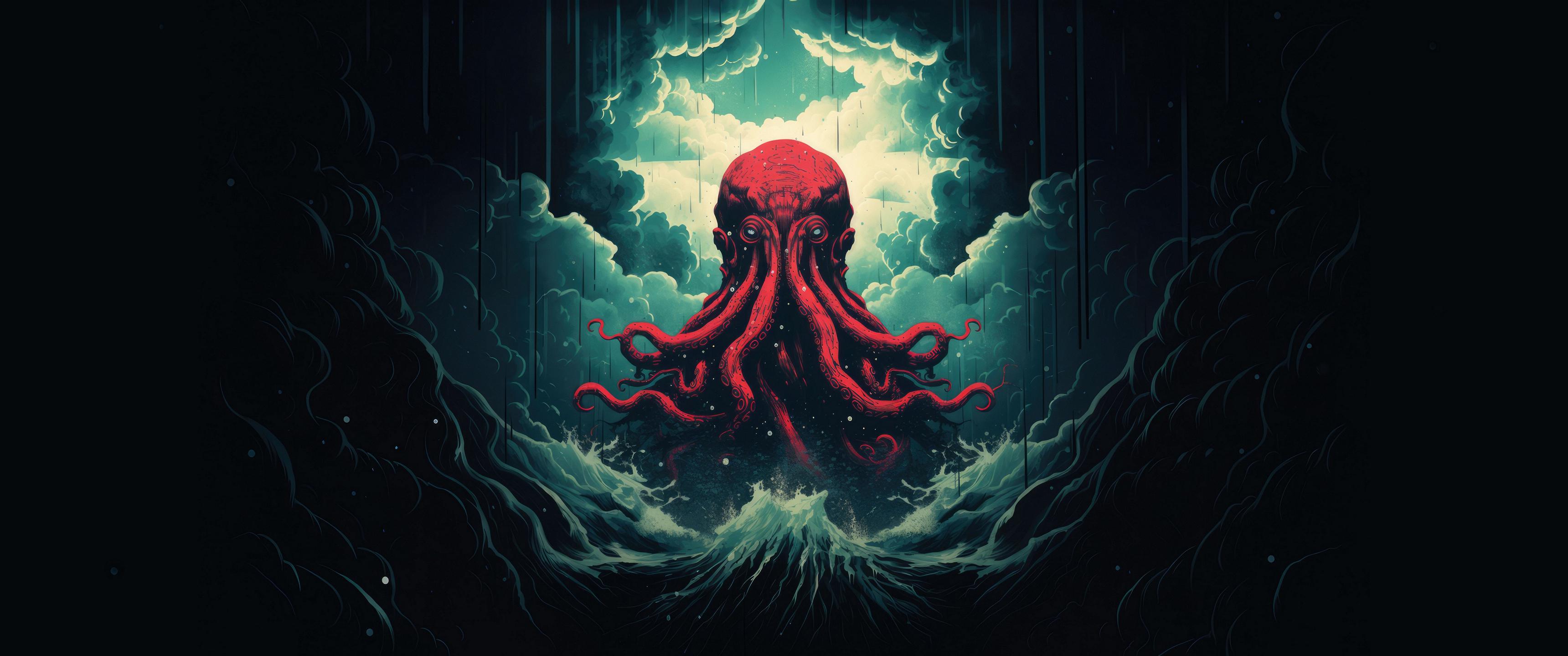 H.P. Lovecraft: The Kraken 3440x1440