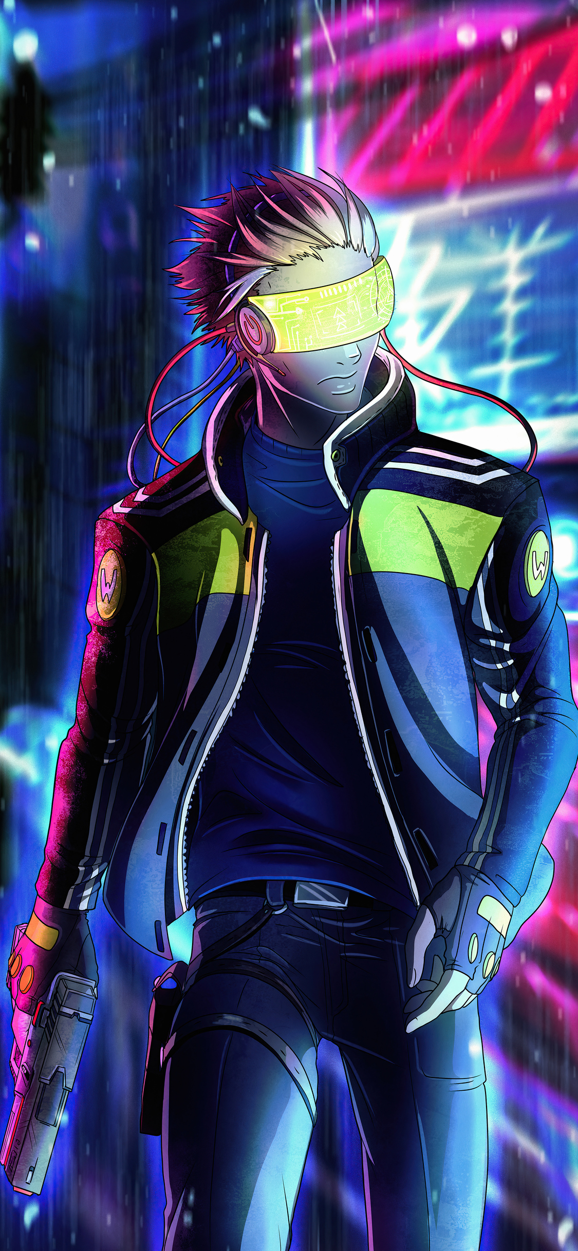 Anime Scifi Ninja 4k iPhone