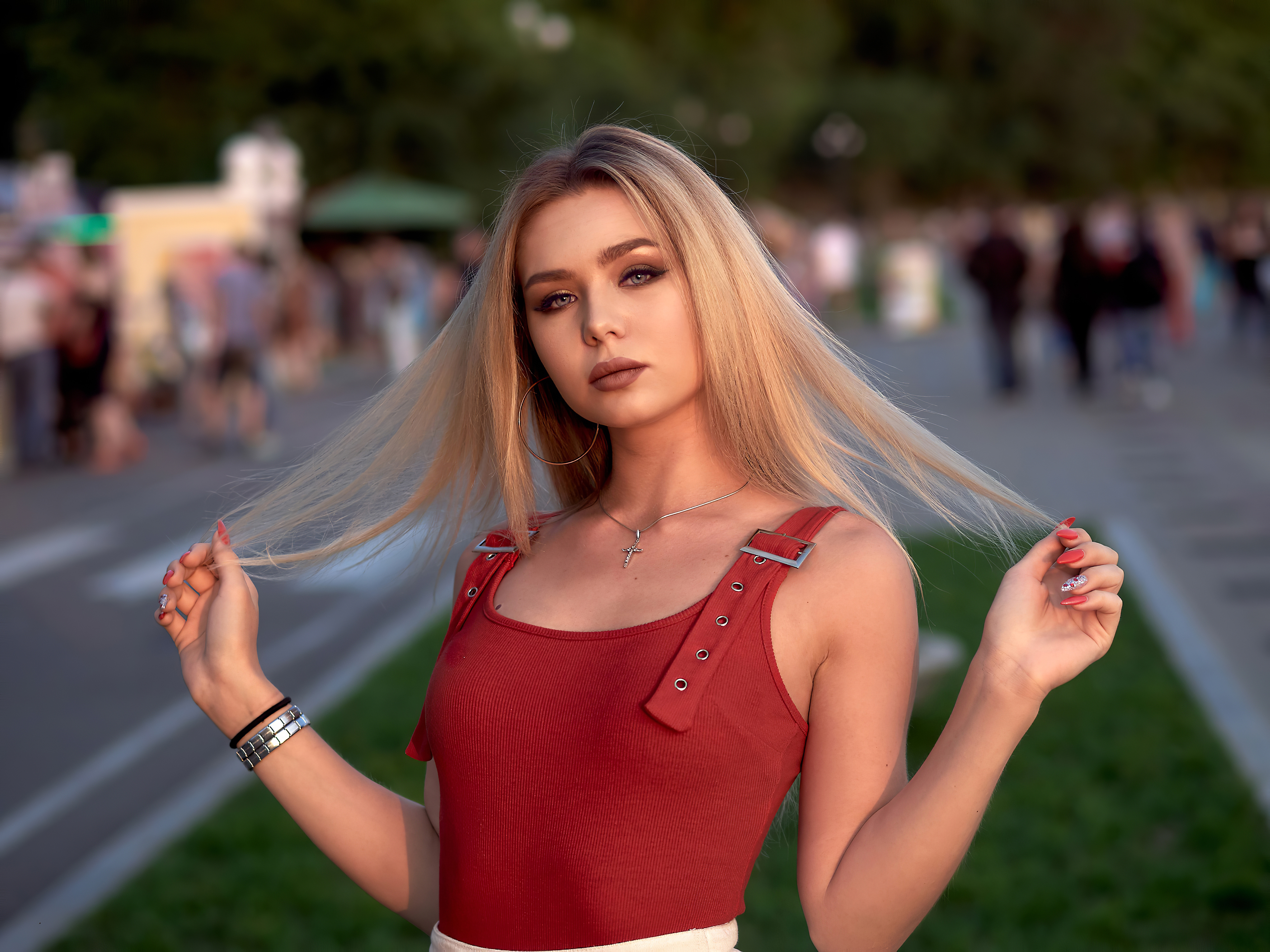 Women Blonde 4k Wallpaper, HD Girls