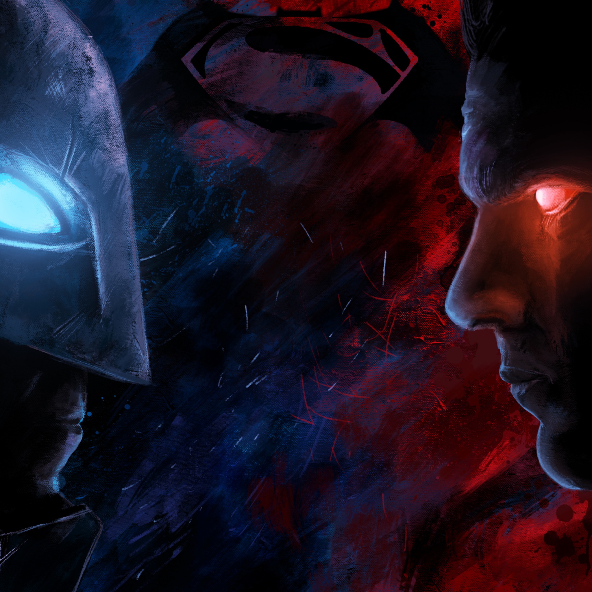 Batman Vs Superman Paint Artwork 4k
