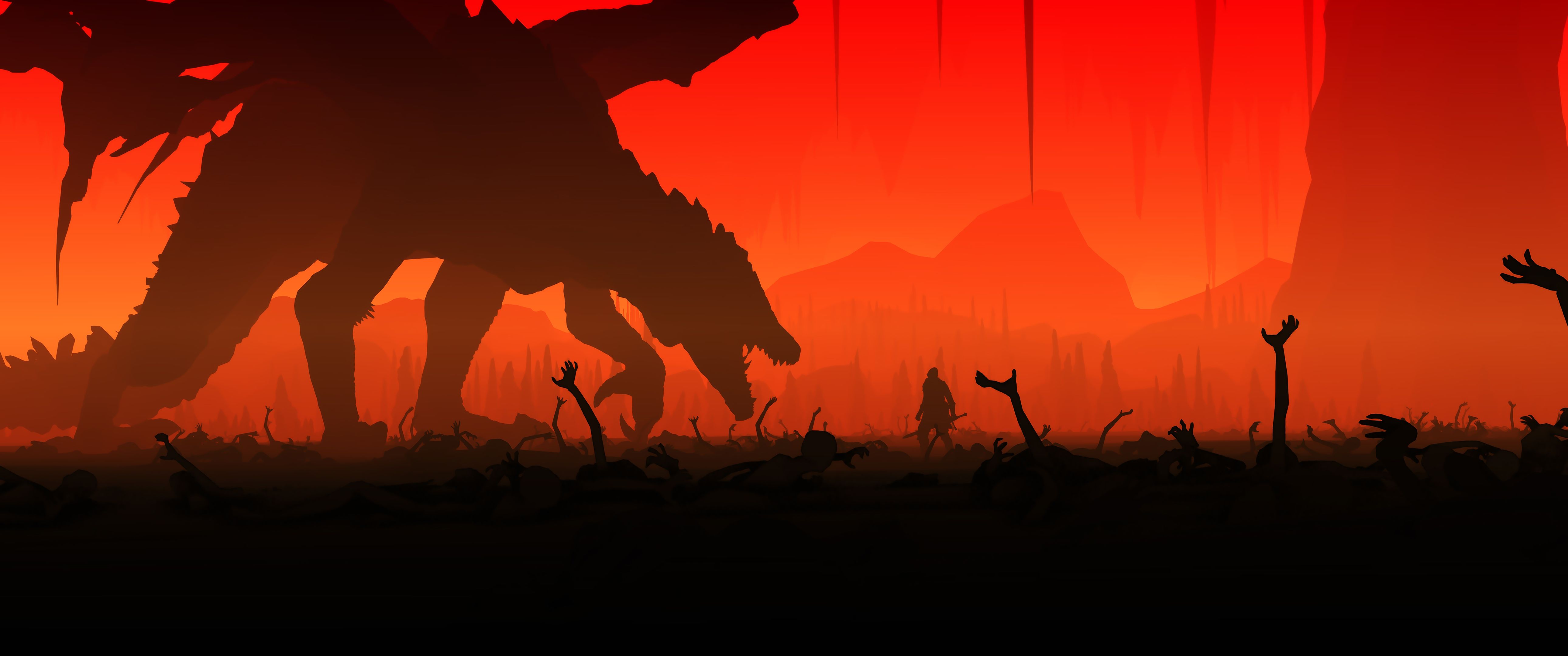 HD desktop wallpaper: Dark, Dragon