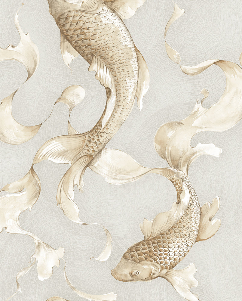 Metallic Koi Fish Wallpaper