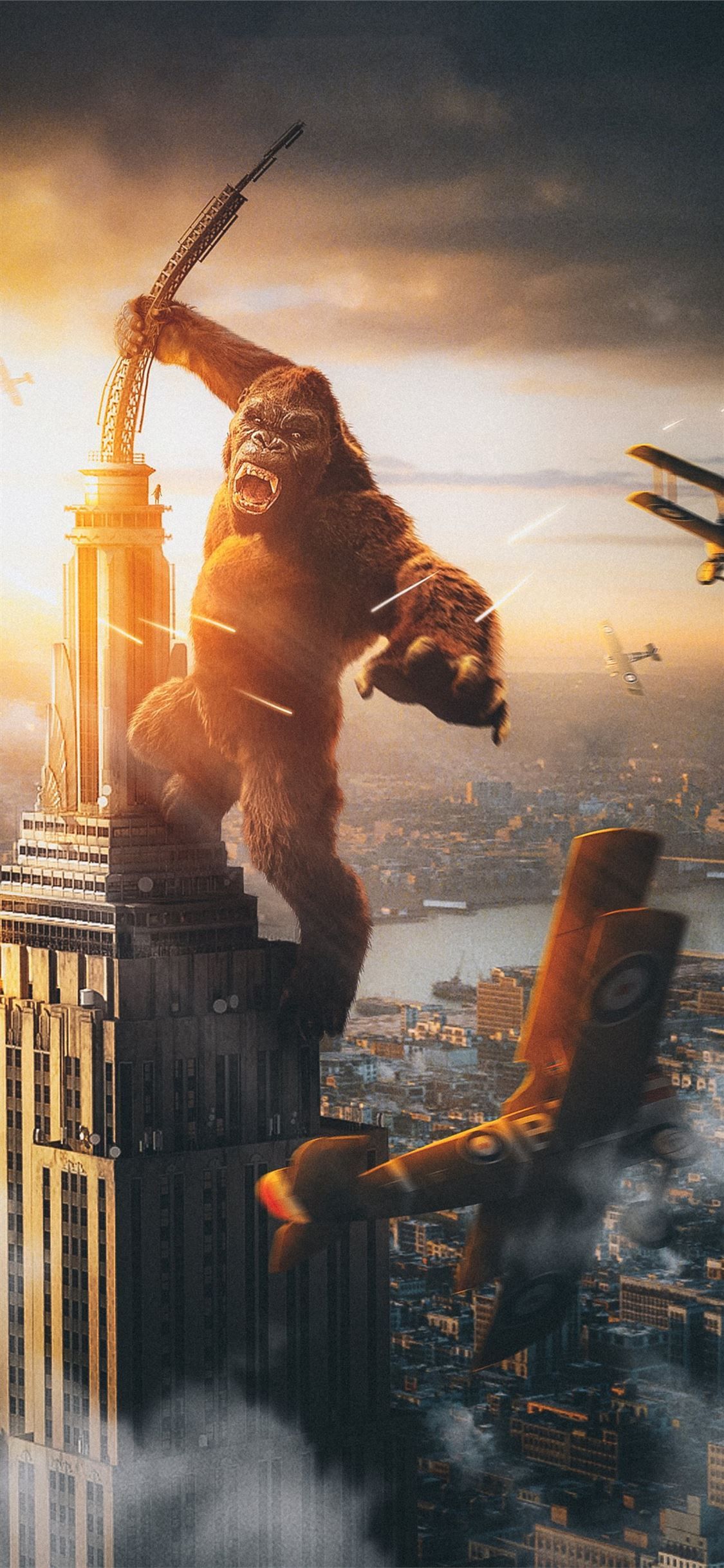 king kong vs plane #KingKong #movies
