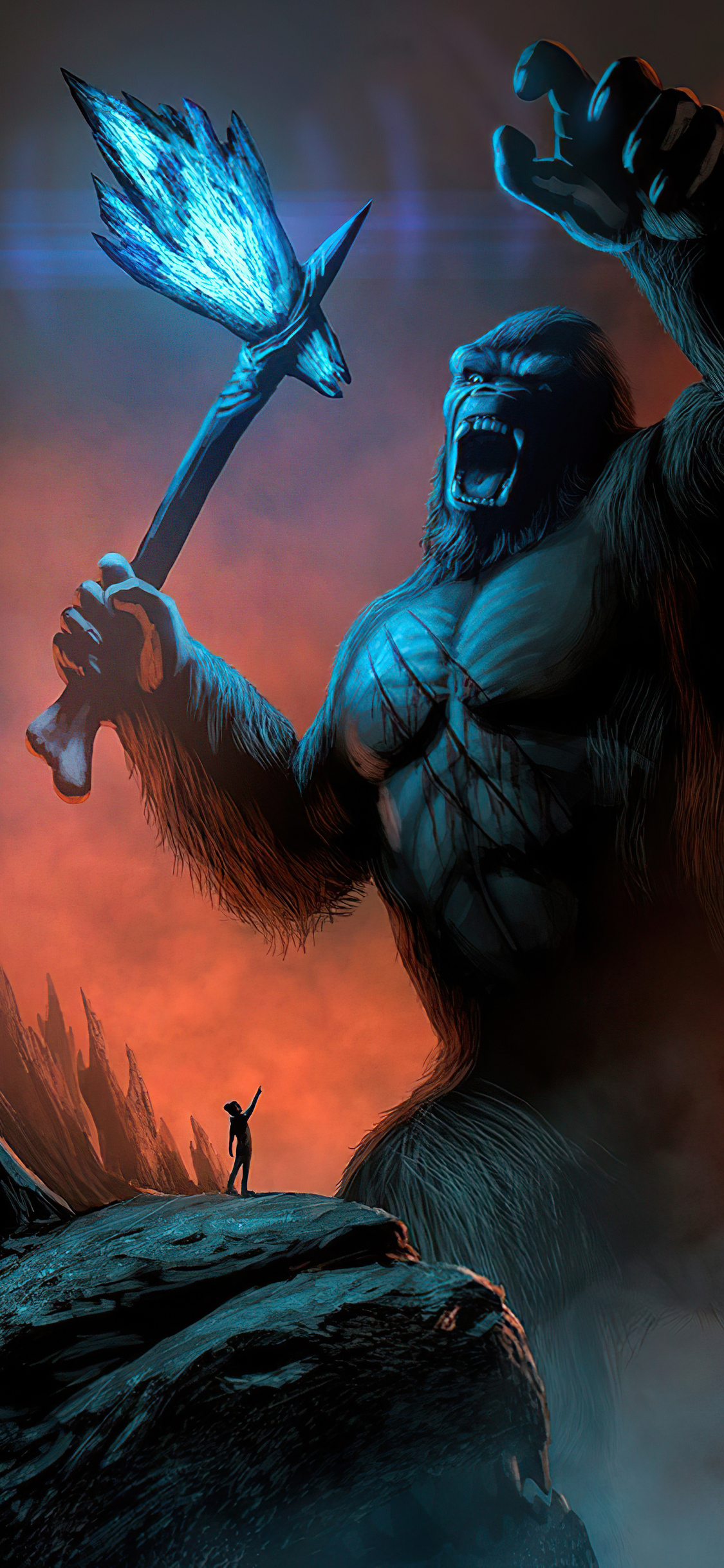 King Kong Fanart 4k iPhone XS