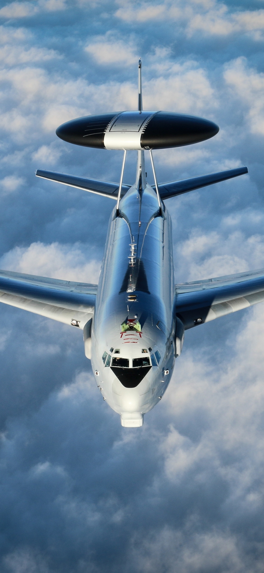Boeing E 3 Sentry Flying Above
