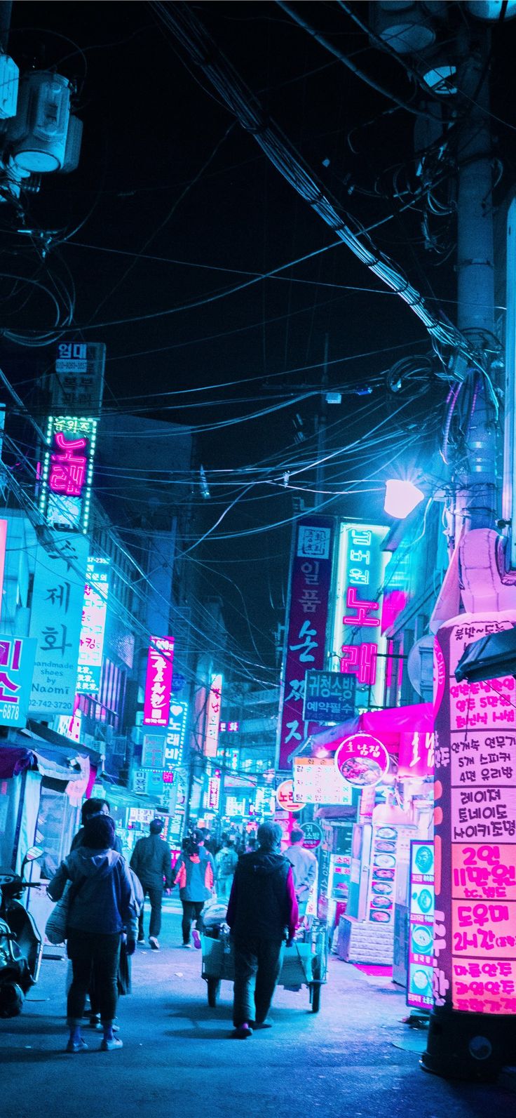 Seoul, South Korea. Neon noir