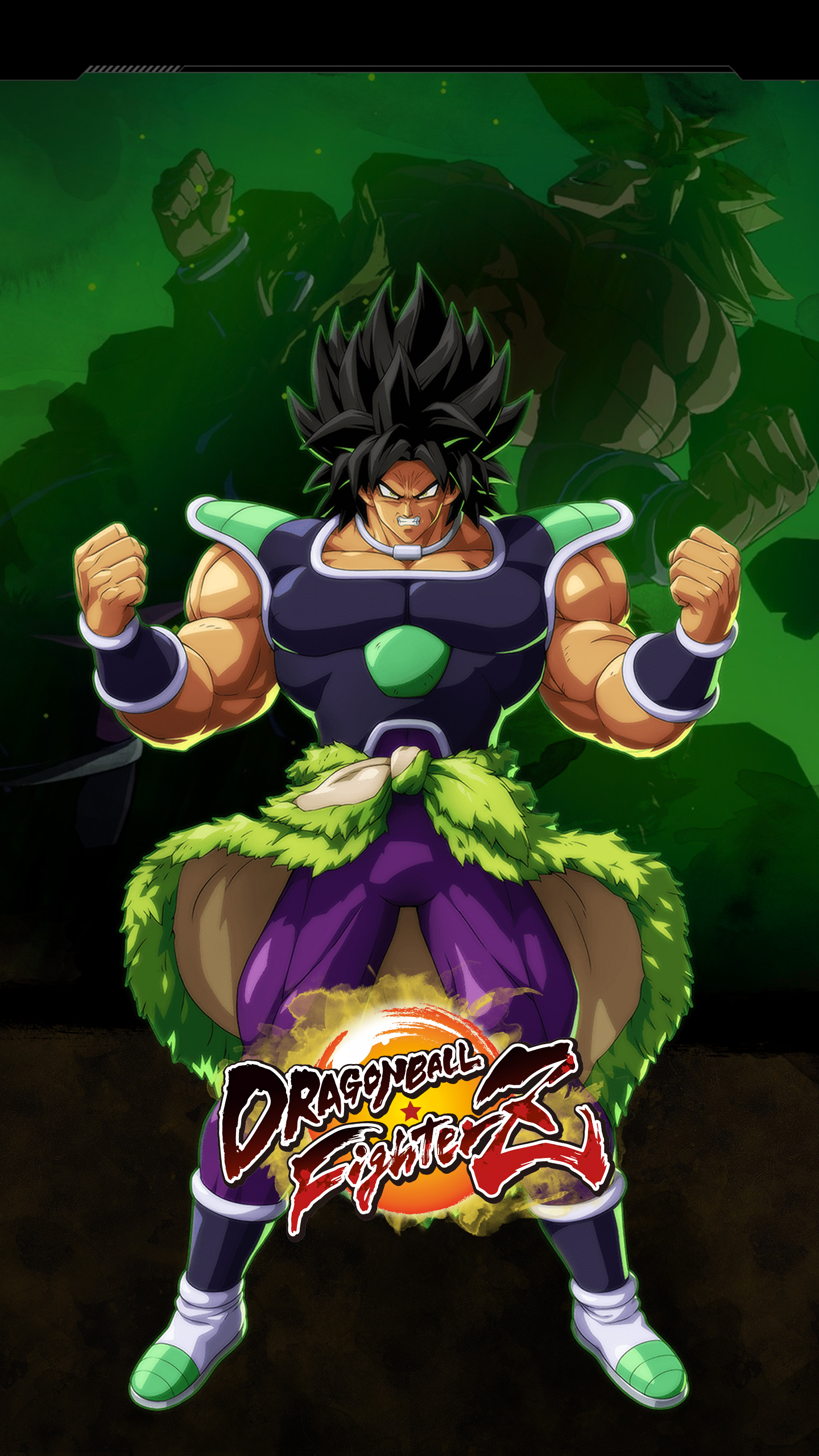 Dragon Ball FighterZ Broly (DBS) Wallpaper with Monocle