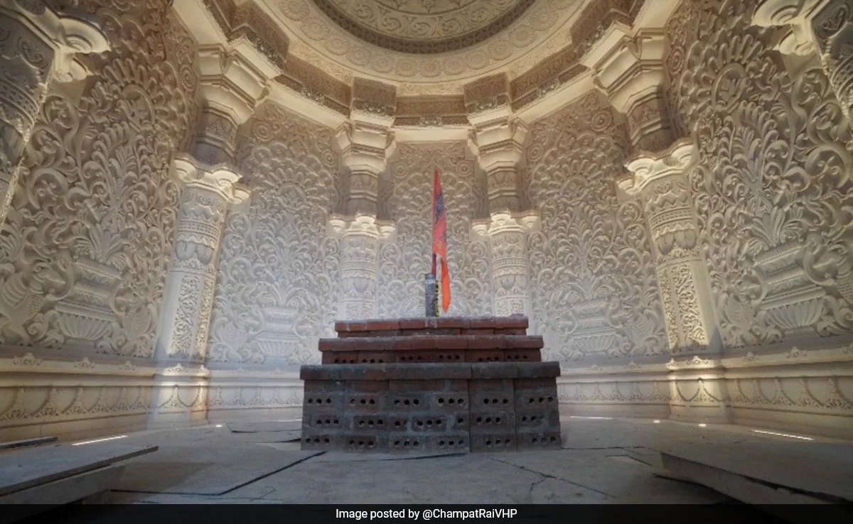 Ayodhya Temple Sanctum Sanctorum Where