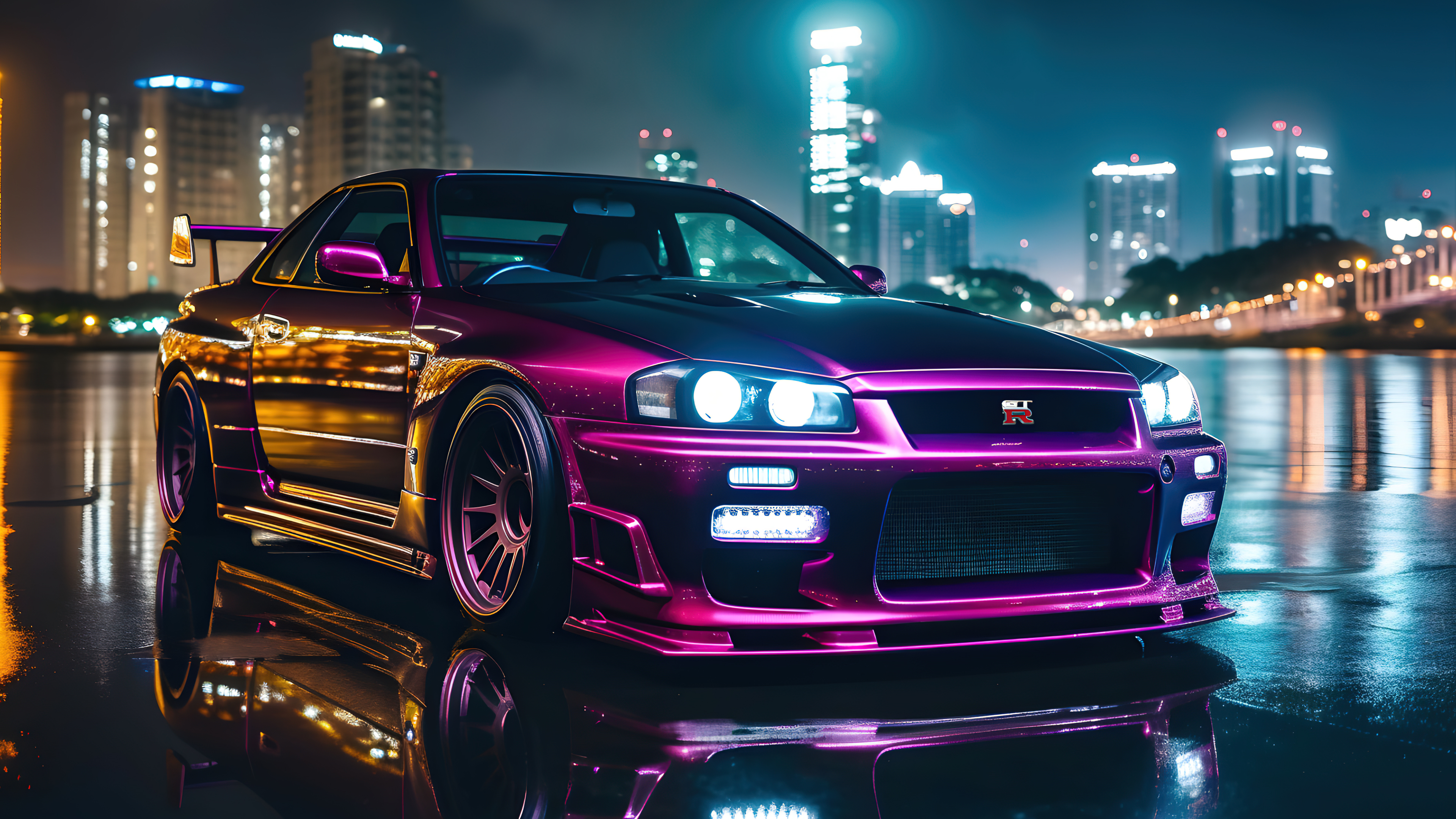 Nissan skyline 2025 wallpaper 4k