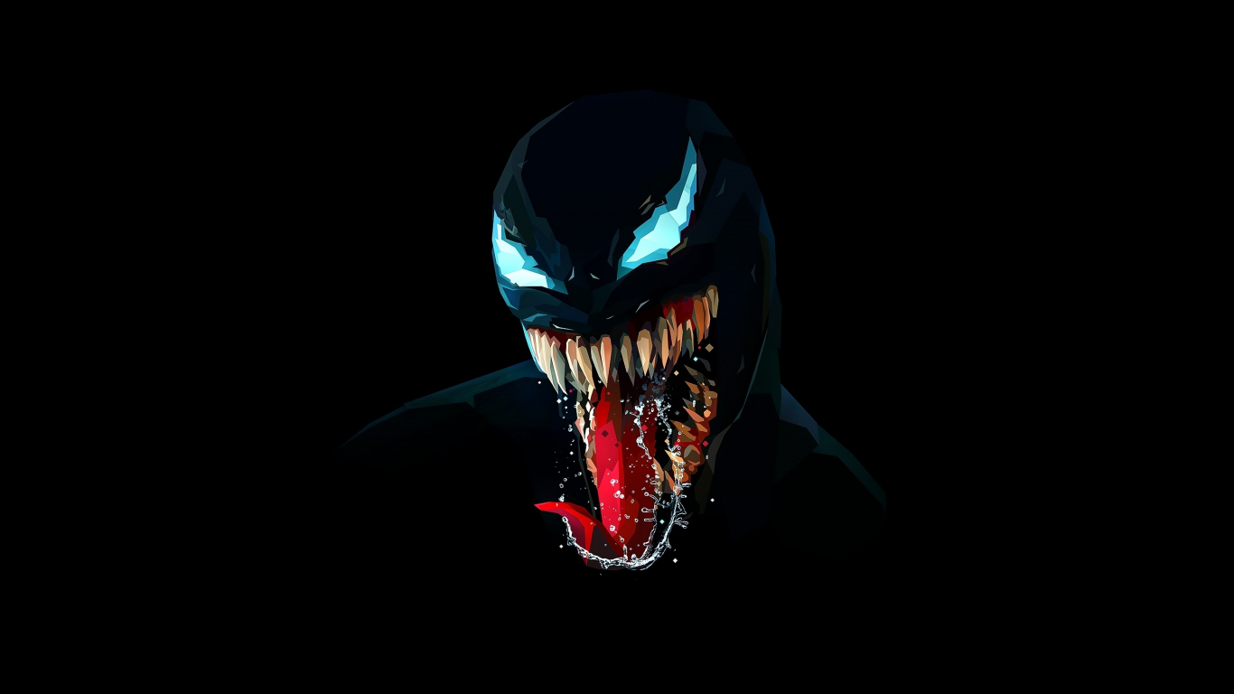 Download wallpaper 1366x768 venom