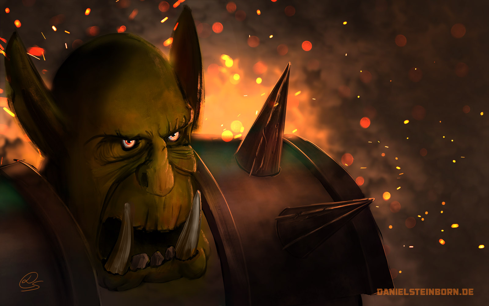 WoW Fanart: Orc Painting. Daniel