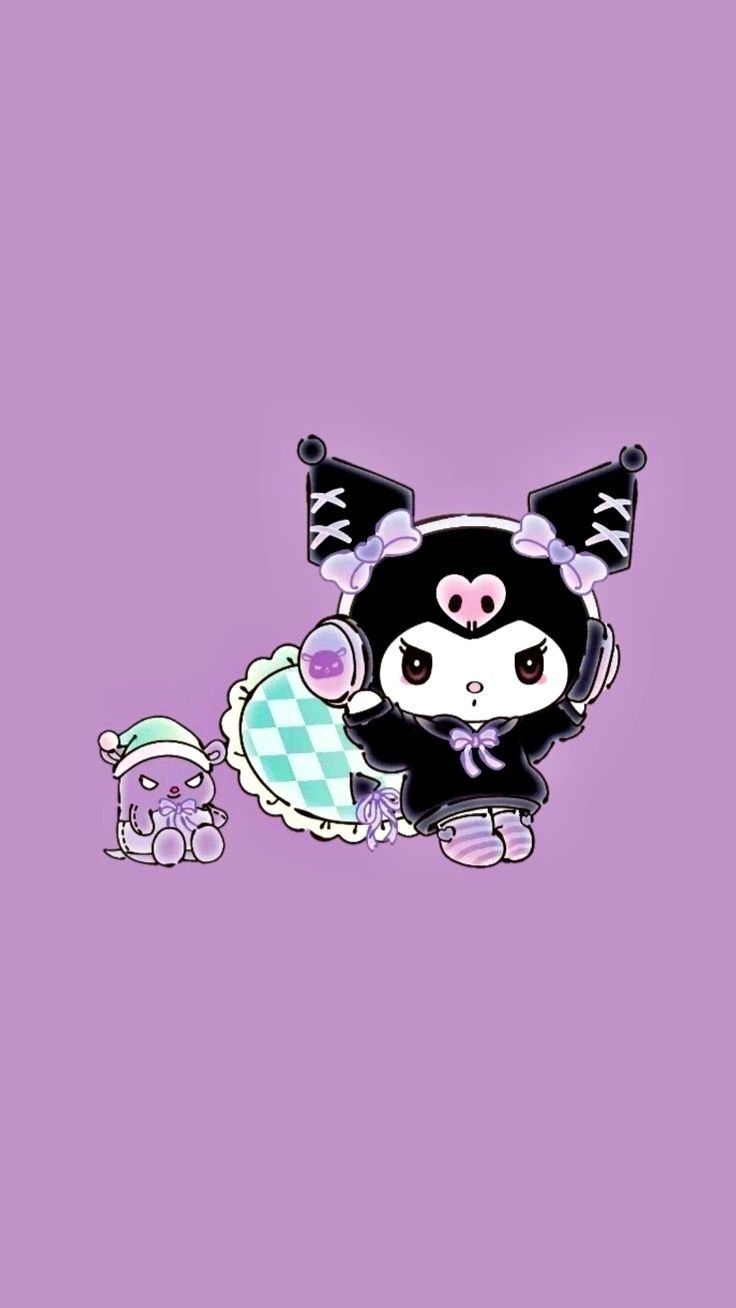 kuromi wallpaper. Hello kitty iphone
