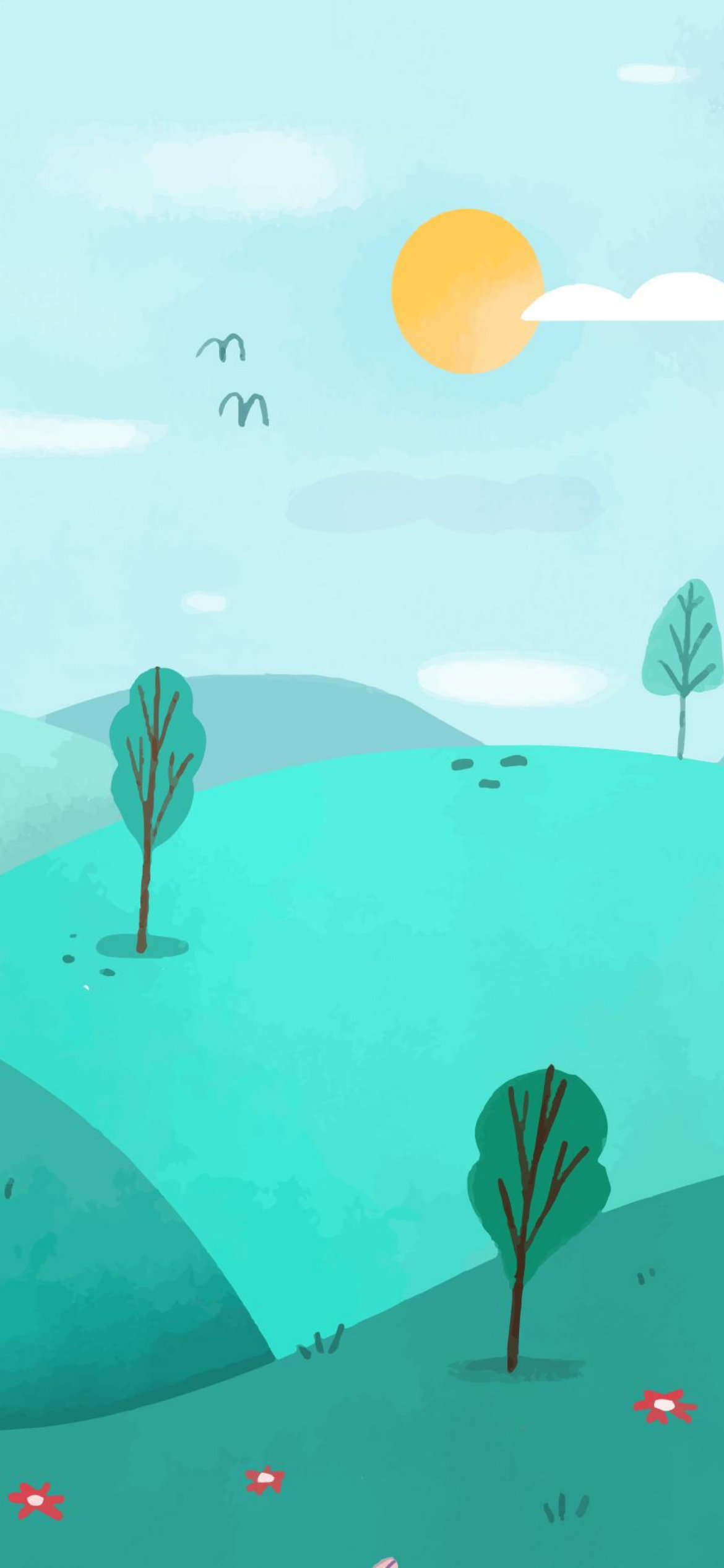 Flat Art Wallpaper for iPhone & iPad