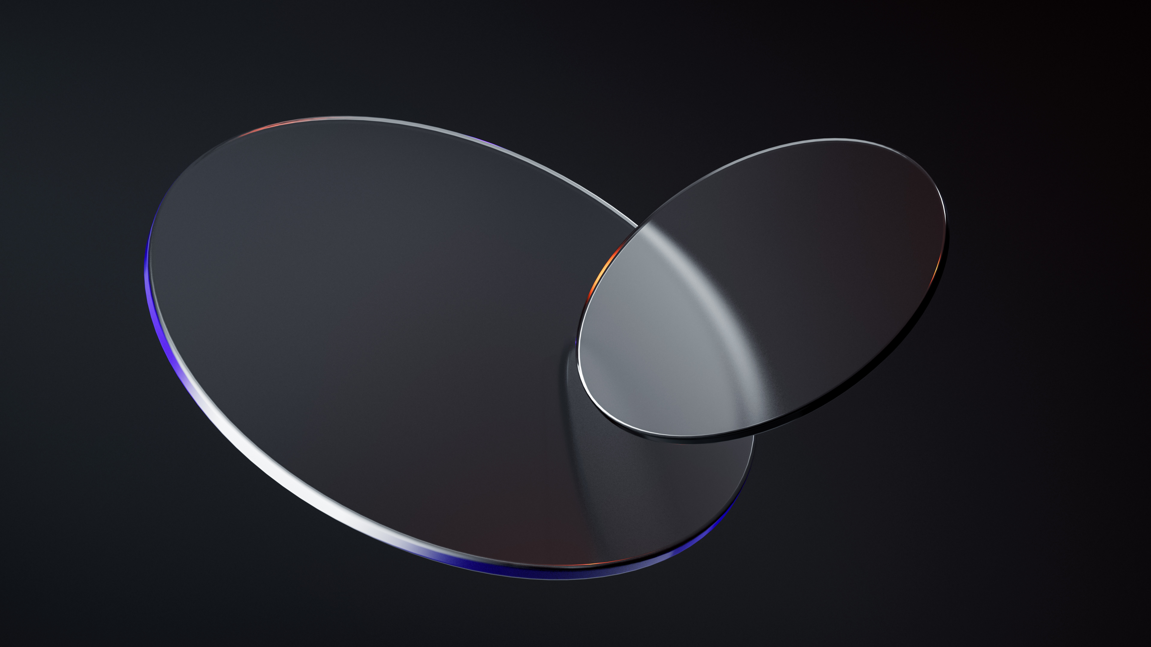 Experiment Wallpaper 4K, Glass, Reflection