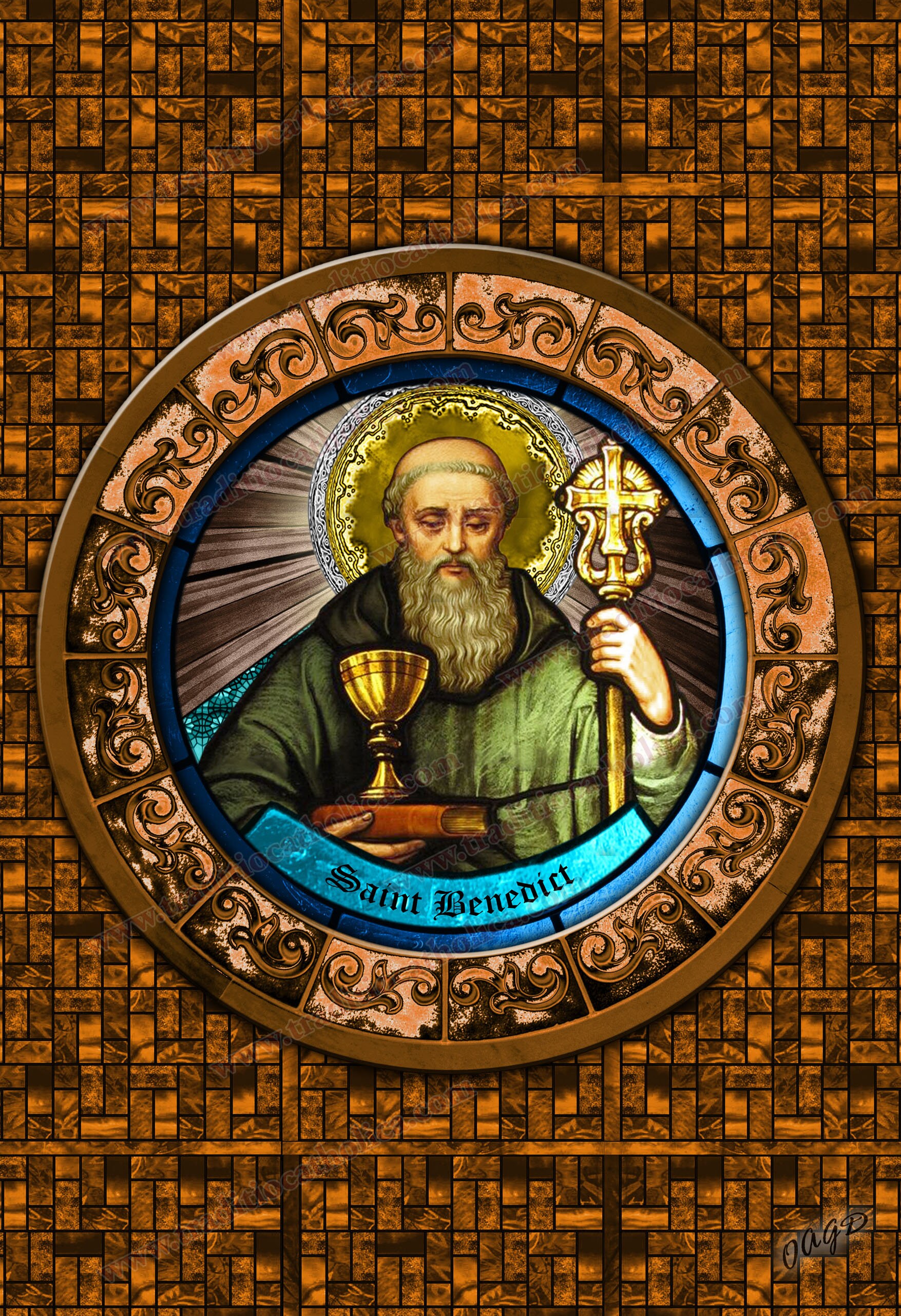 Saint Benedict of Nursia Prints. Ready