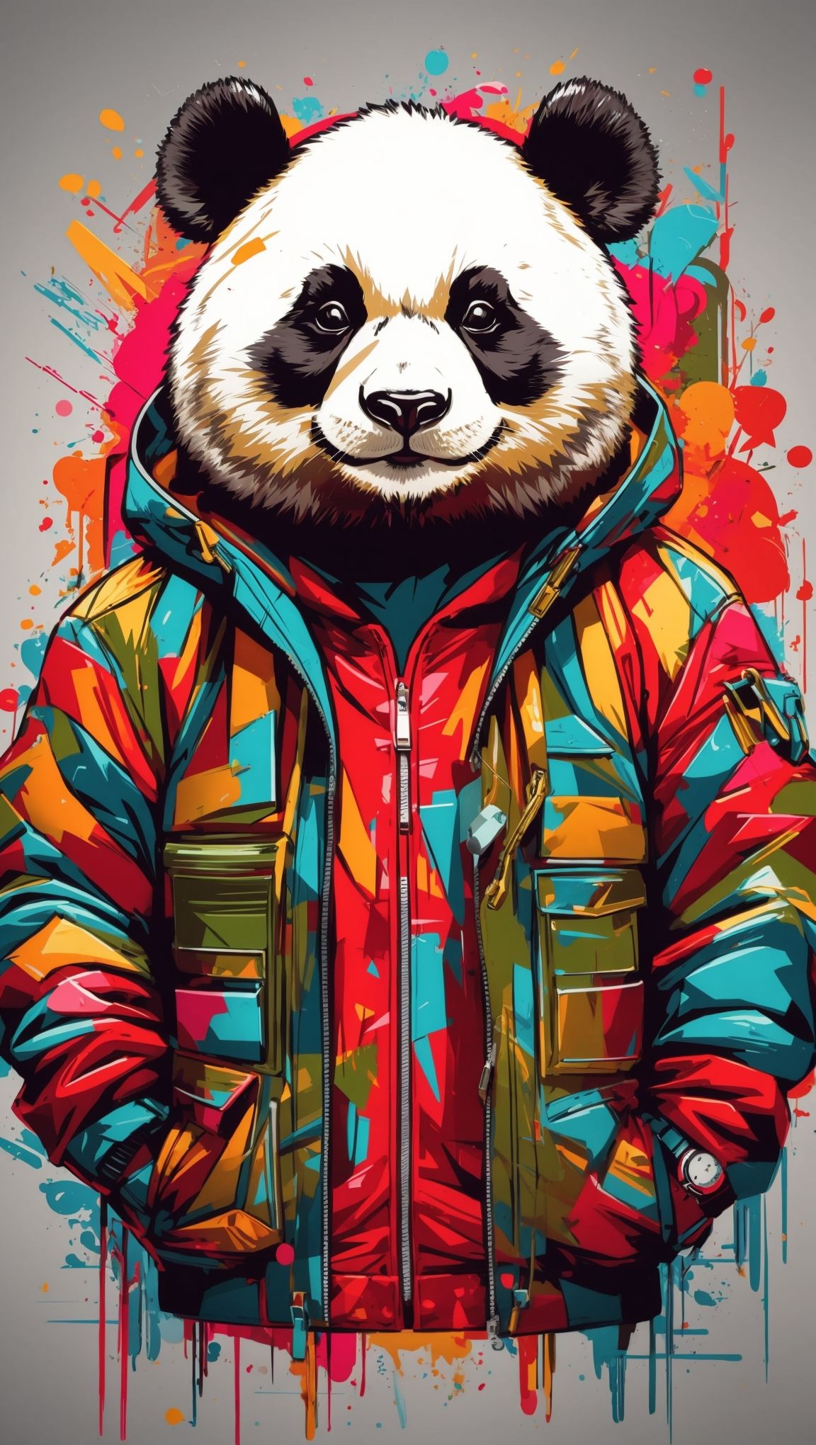 Cute Panda iPhone Wallpaper: Whimsical