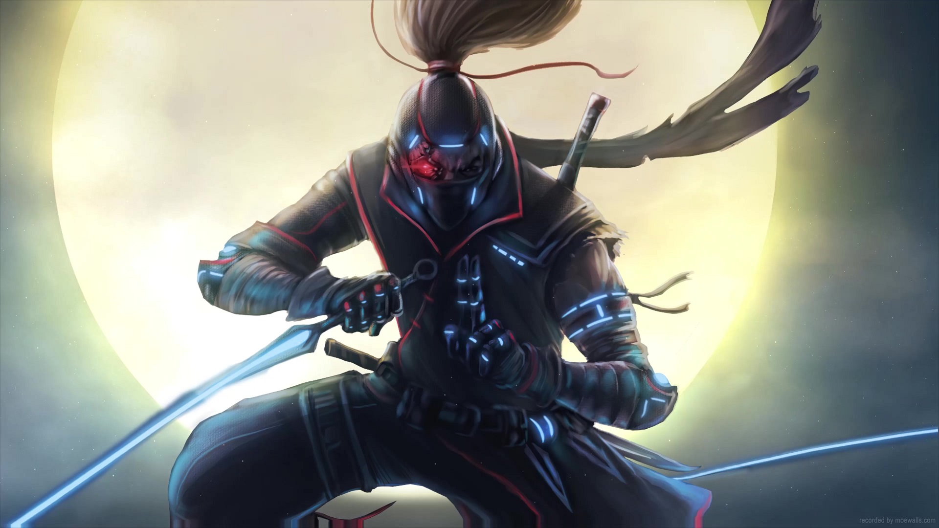 Cyberpunk Samurai Live Wallpaper