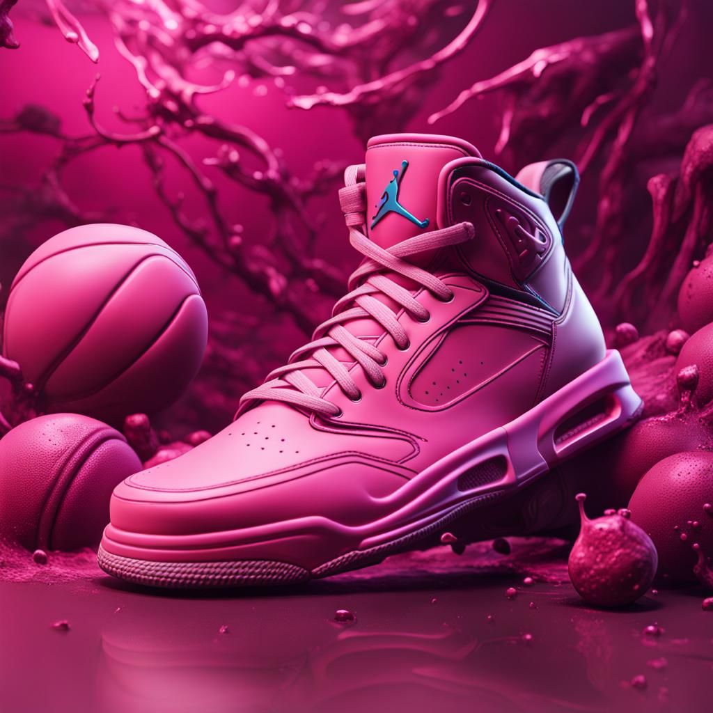 Pink Jordan Sneakers