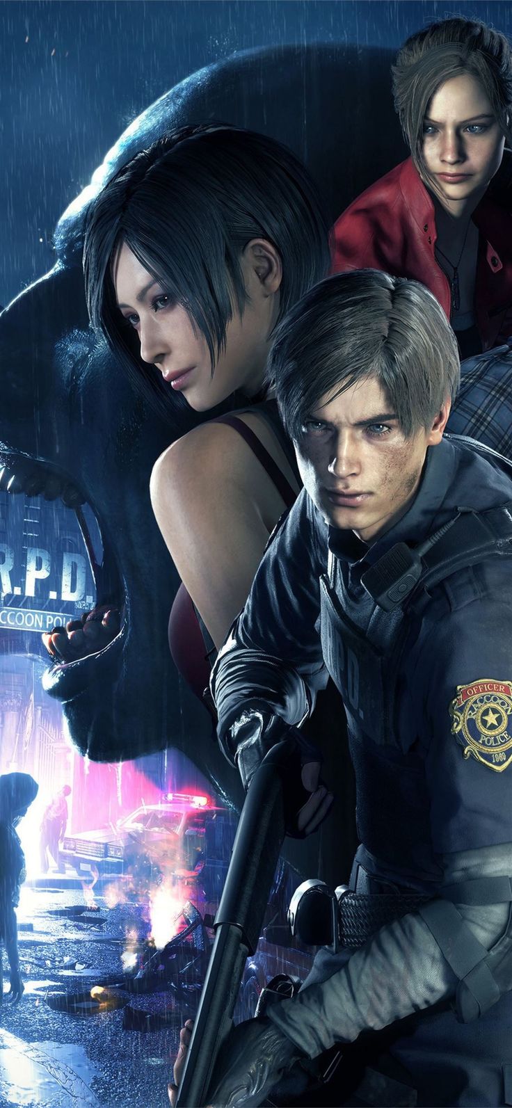 resident evil 2 4k iPhone 11 Wallpaper